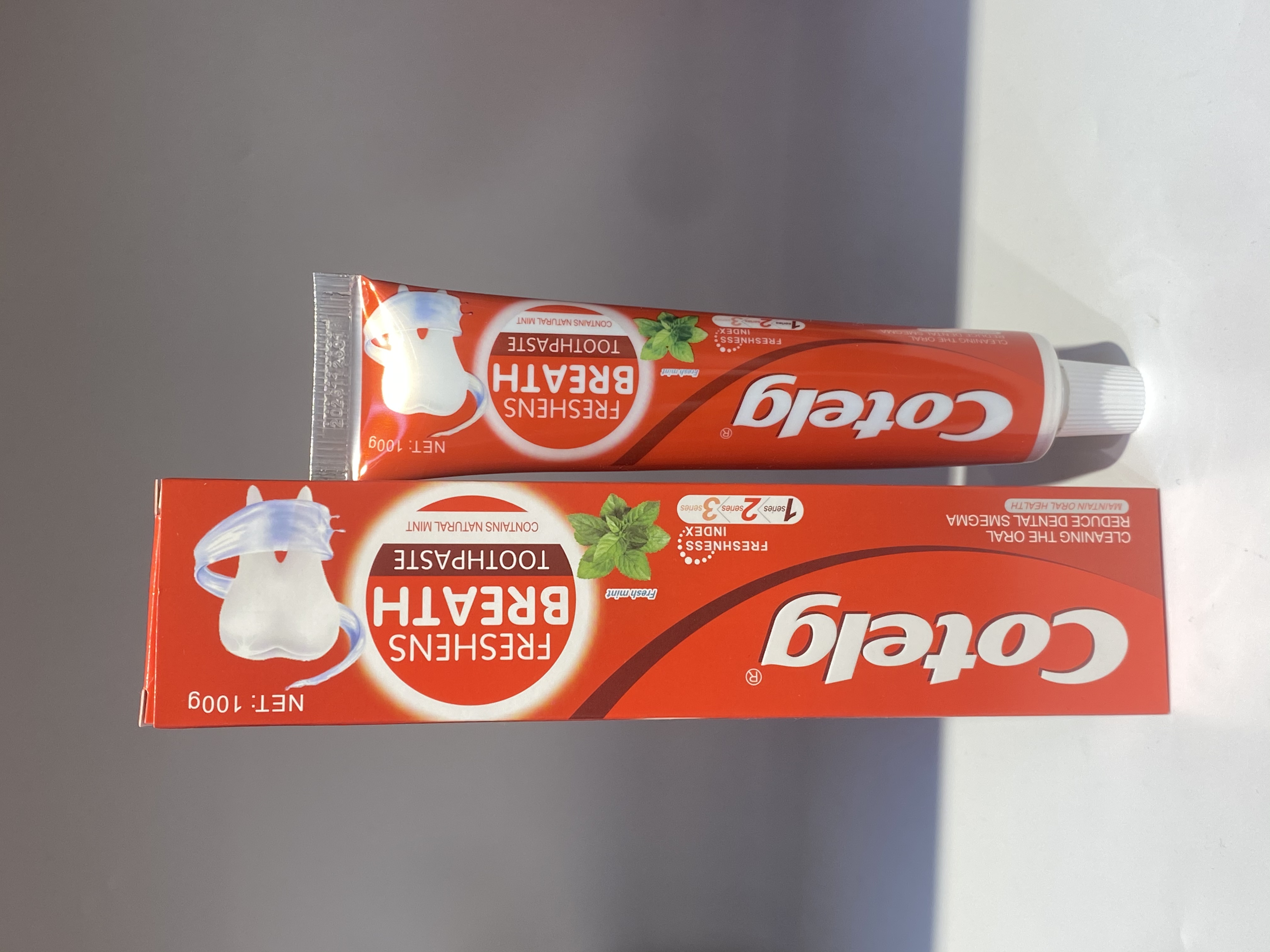 出口非洲外贸英文牙膏现货细节图