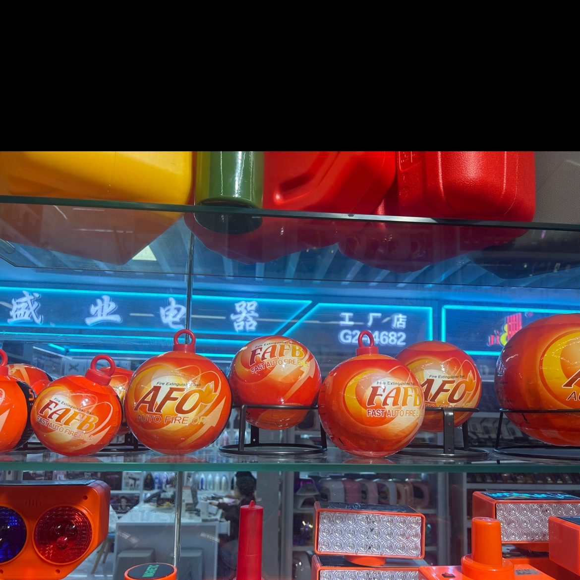 Fire extinguishing ball Specification image
