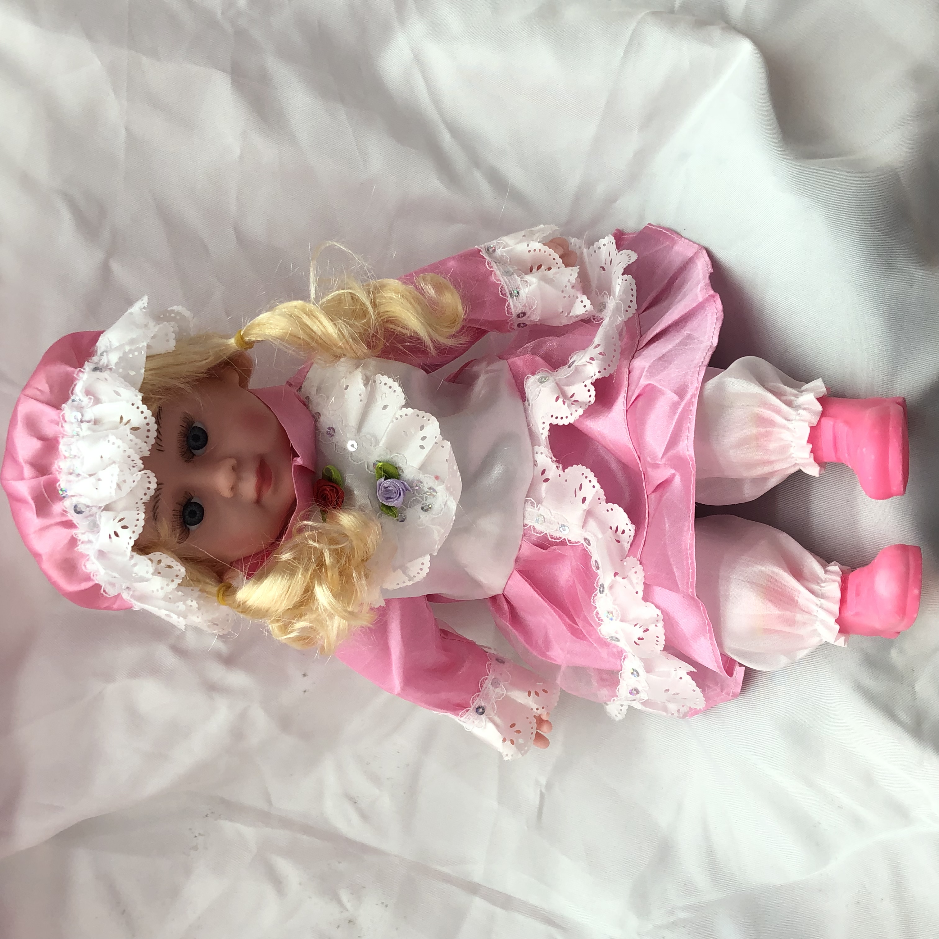 20-inch summer mixed doll stuffed cotton doll princess toy gift lace edge multi-color dress Item Picture