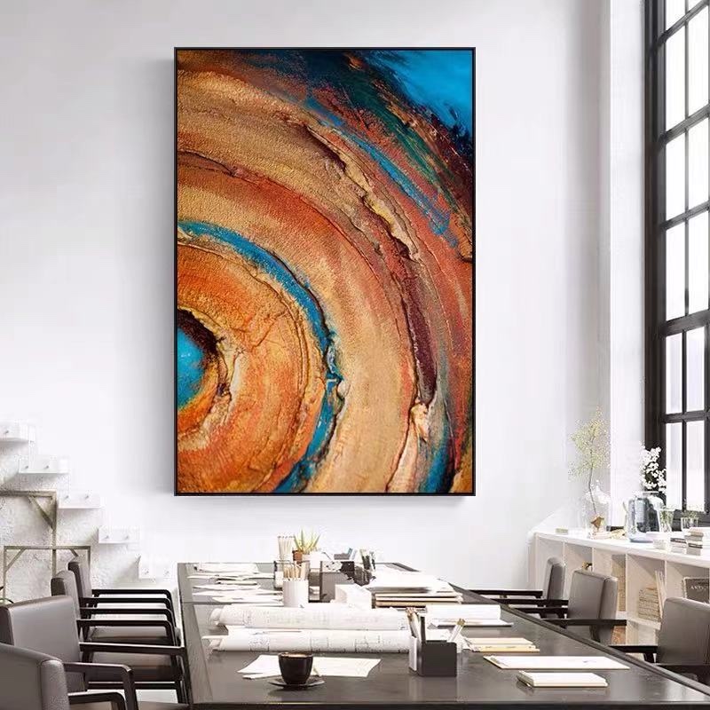 Abstract art paintings, decorative paintings, modern and simple living room and bedroom hanging paintings, frameless canvas fabric
