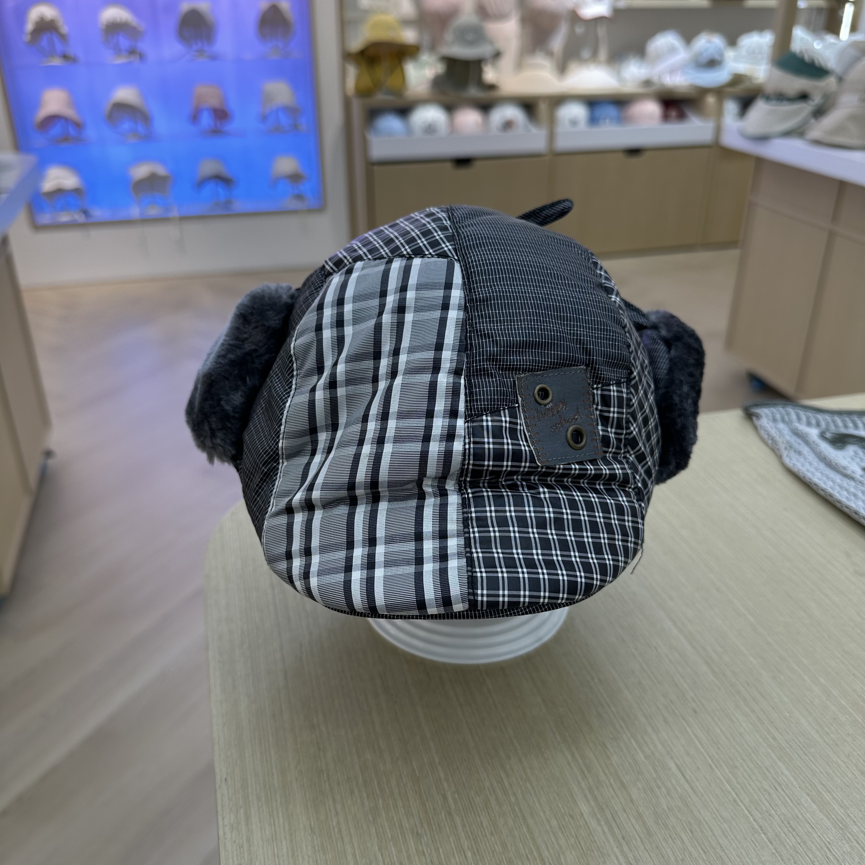 kid beret 4-8岁 冬季儿童贝雷帽 护耳帽图