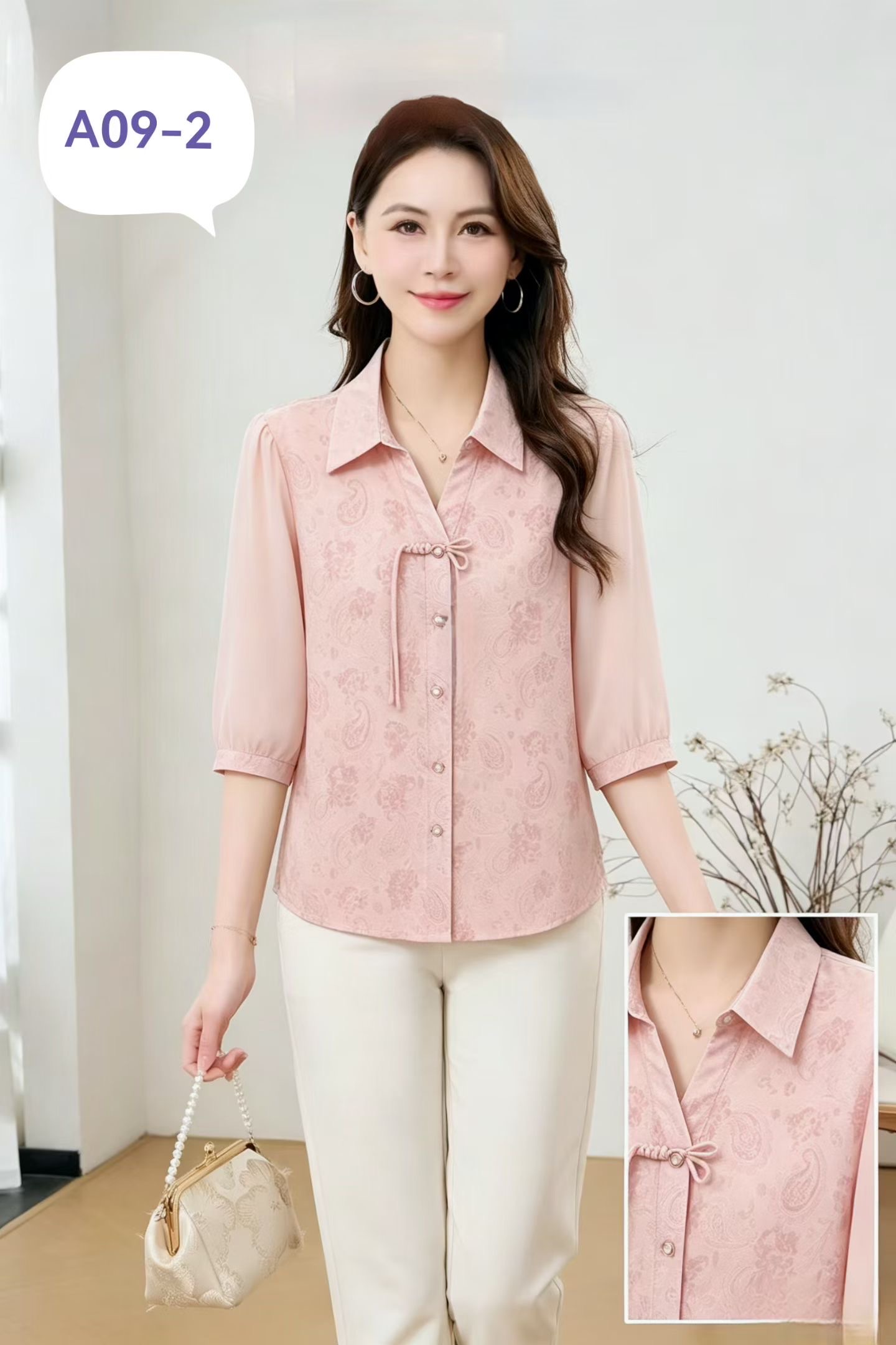 New Chinese-style women's shirts for summer 2026 Application Scenario