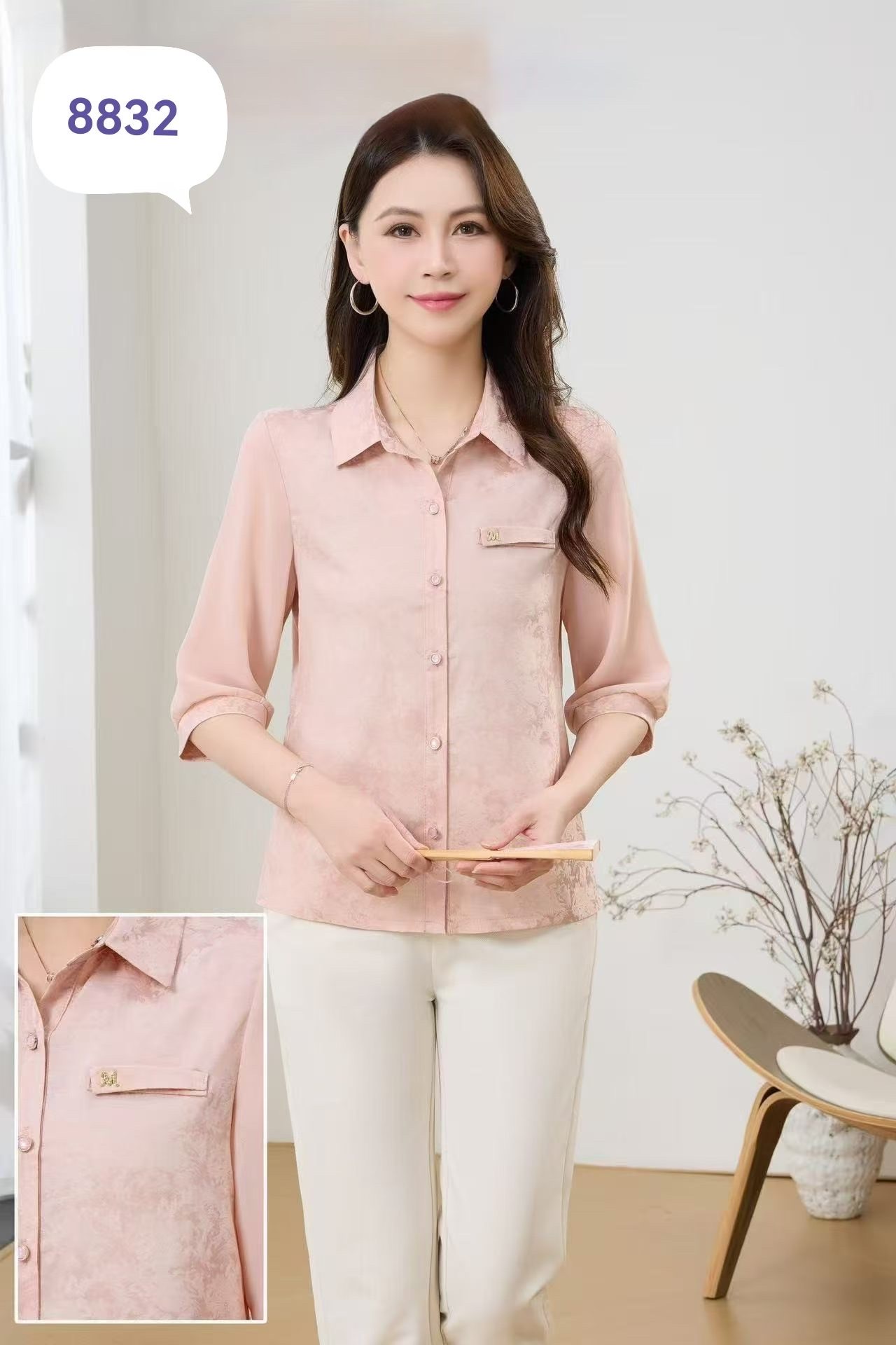 26 Summer women's shirts, fashionable and casual shirts Specification image