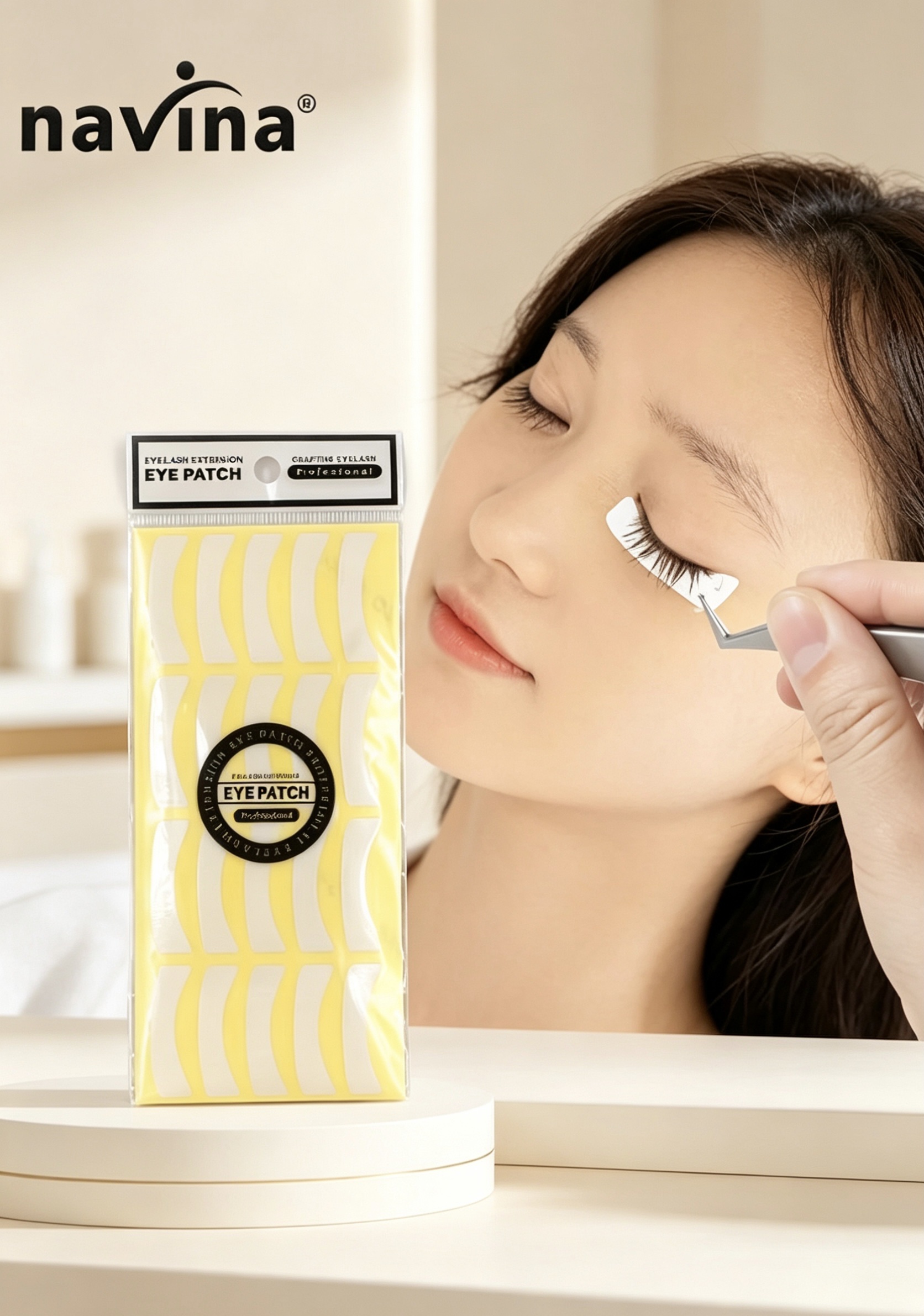 Eyelash extension isolation eye stickers for beginners to practice eyelash extension eye stickers. Special eyelash extension isolation stickers for eyelash implantation detail image 2