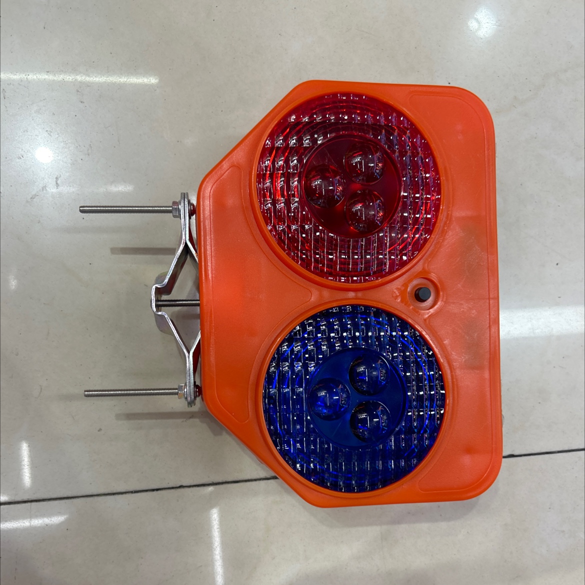 Solar-powered traffic warning light 0194 detail image 2