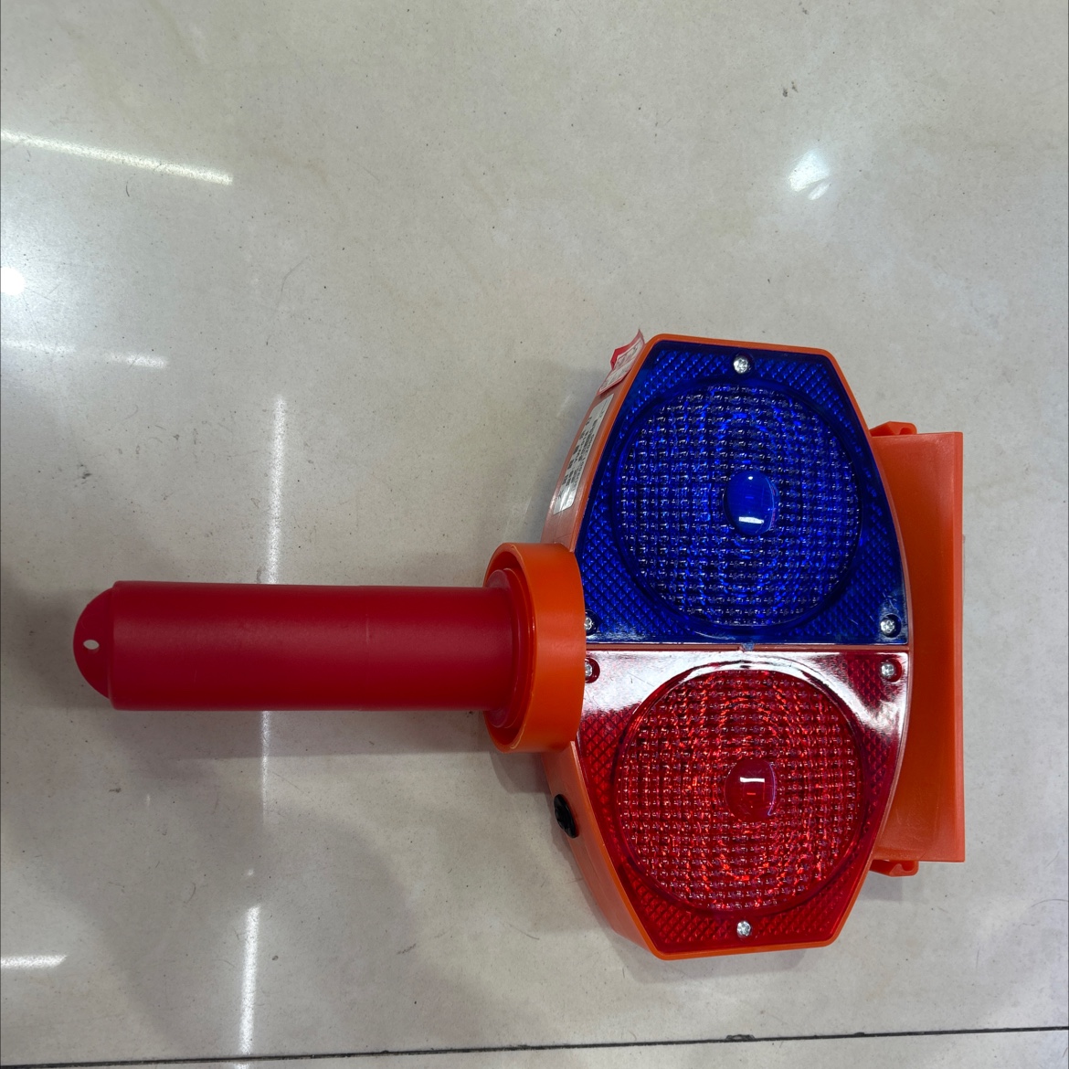 30cm solar-powered traffic warning light 018