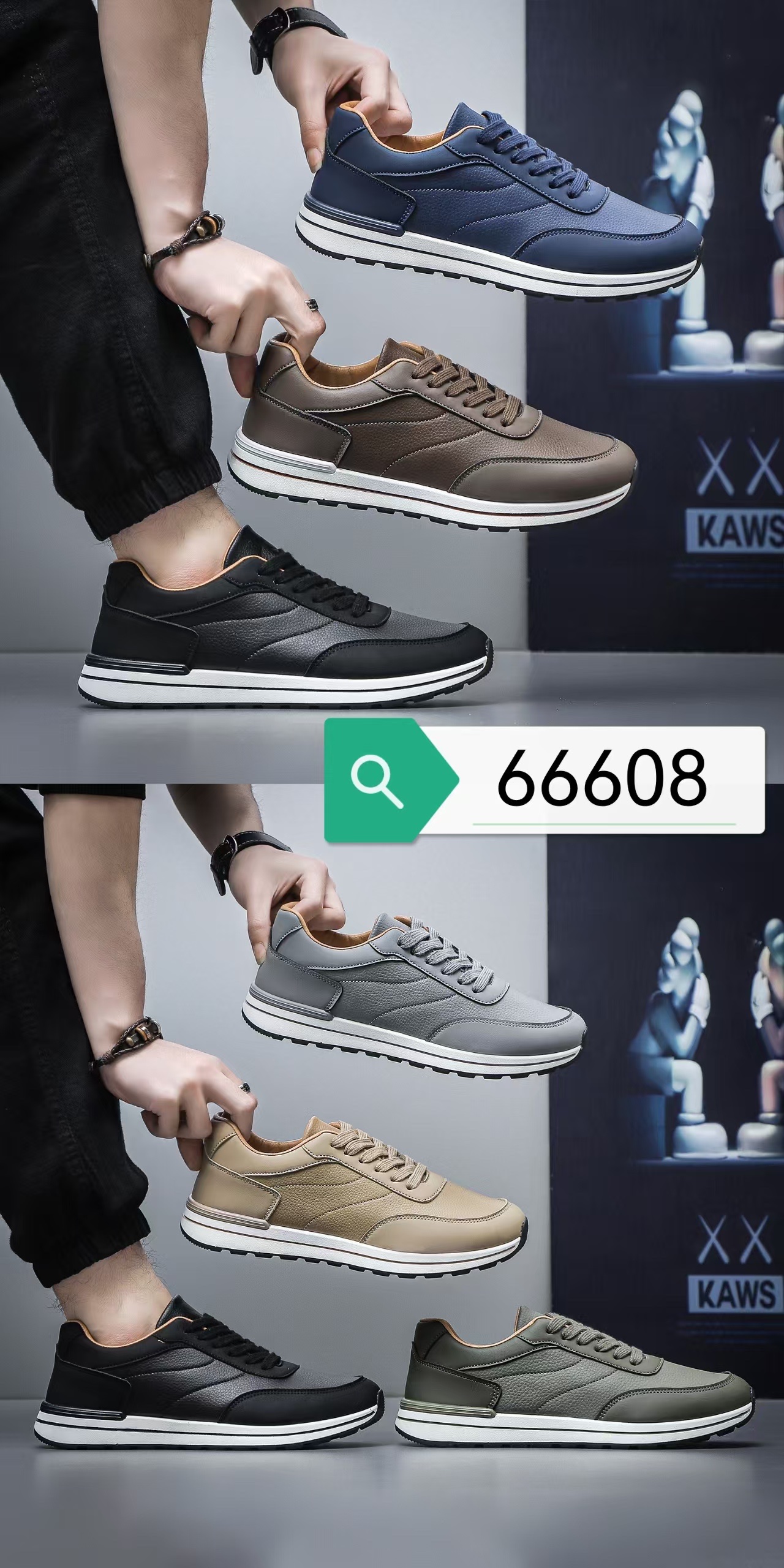 Men's sports single shoes, summer breathable mesh fabric lightweight running casual shoes