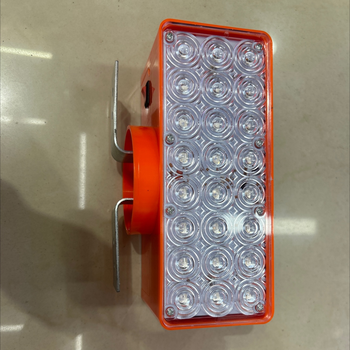 Solar traffic warning light double-sided lamp beads 019-01
