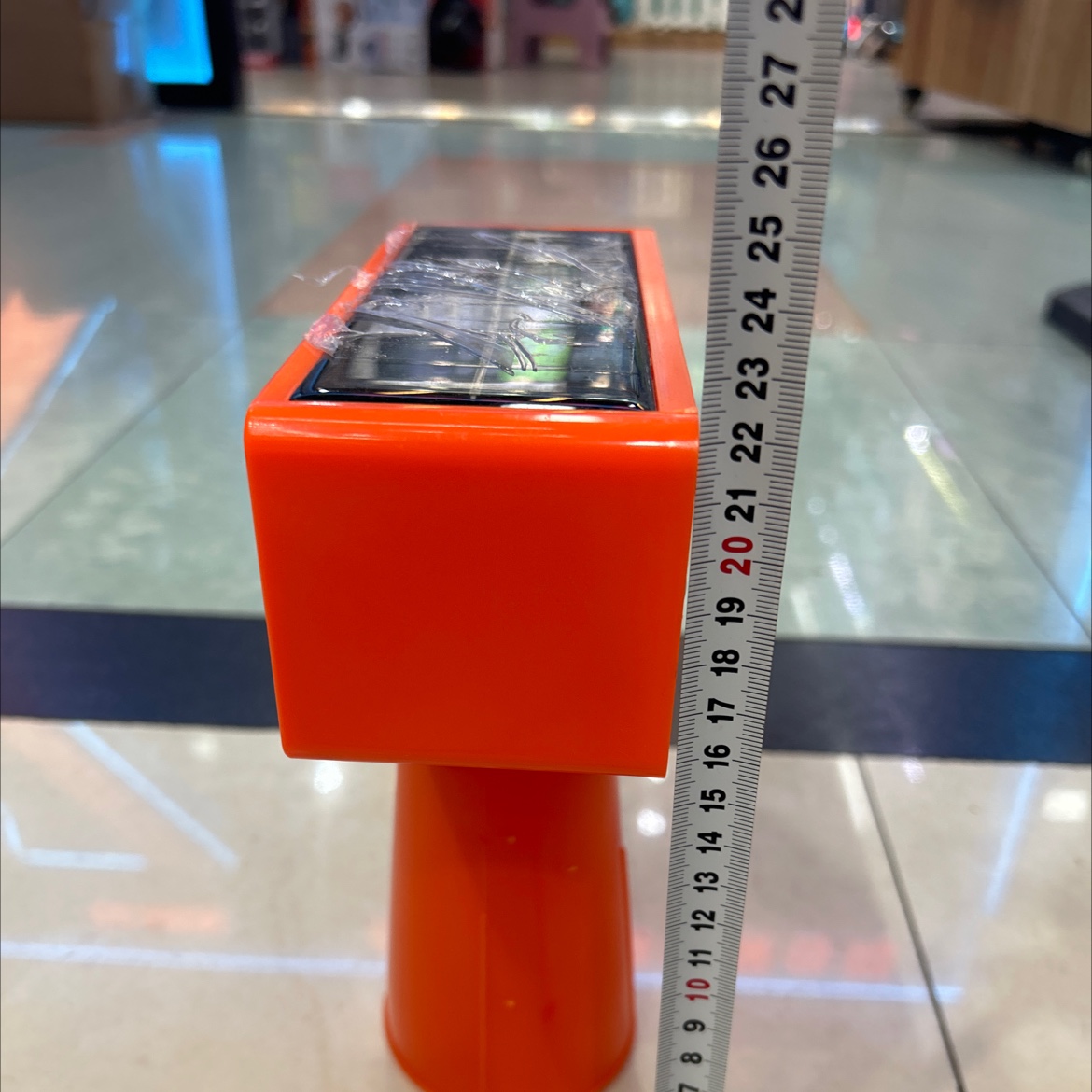 Solar-powered traffic warning light, single-sided lamp beads 019-04 detail image 3