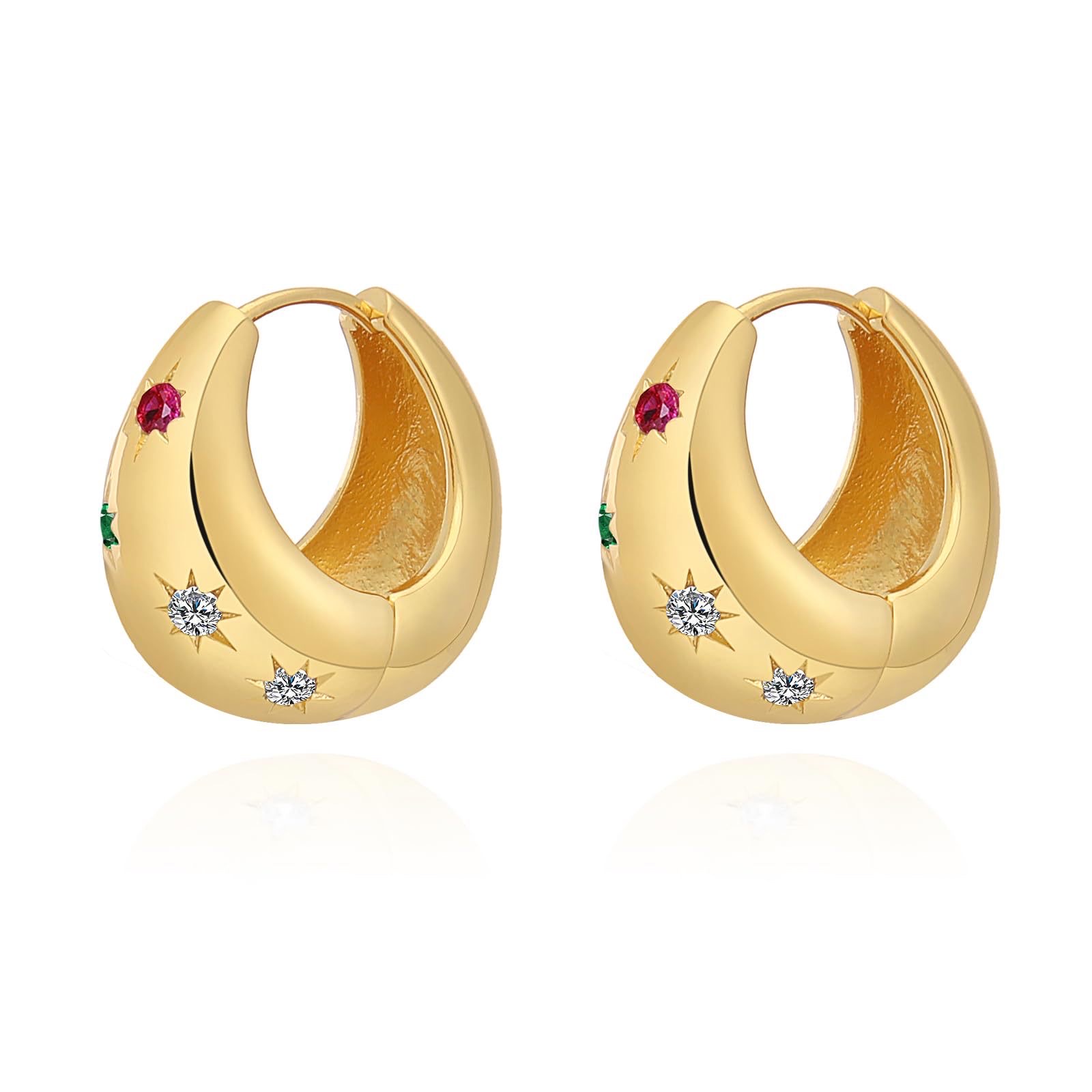 Popular cross-border creative design heavy industry earrings from Europe and America, elegant and stylish earrings for women details Picture