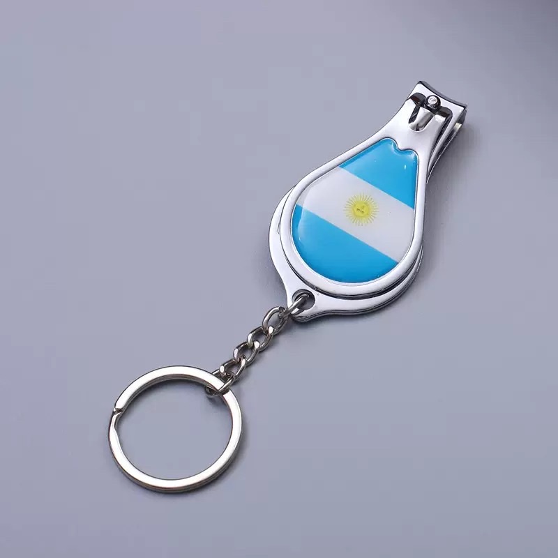 Nail clippers, keychains, fan souvenirs and pendants for the World Cup football events from multiple countries detail image 3