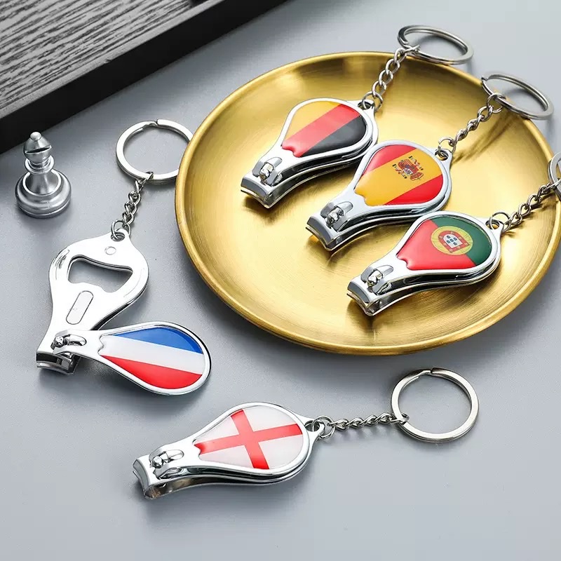 Nail clippers, keychains, fan souvenirs and pendants for the World Cup football events from multiple countries