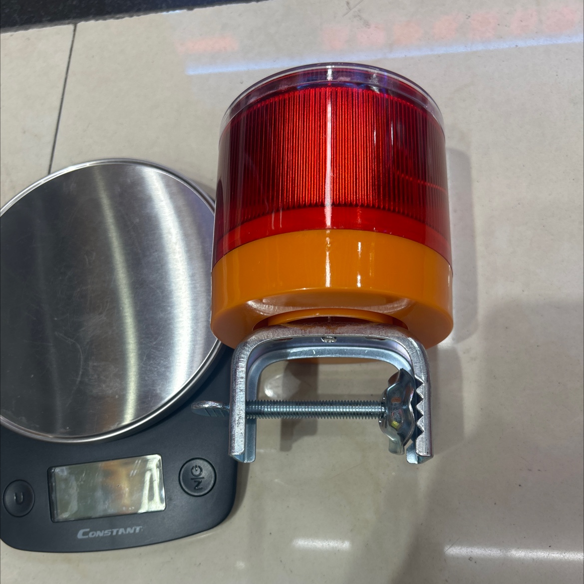 Solar-powered traffic warning light 8102-02 details Picture