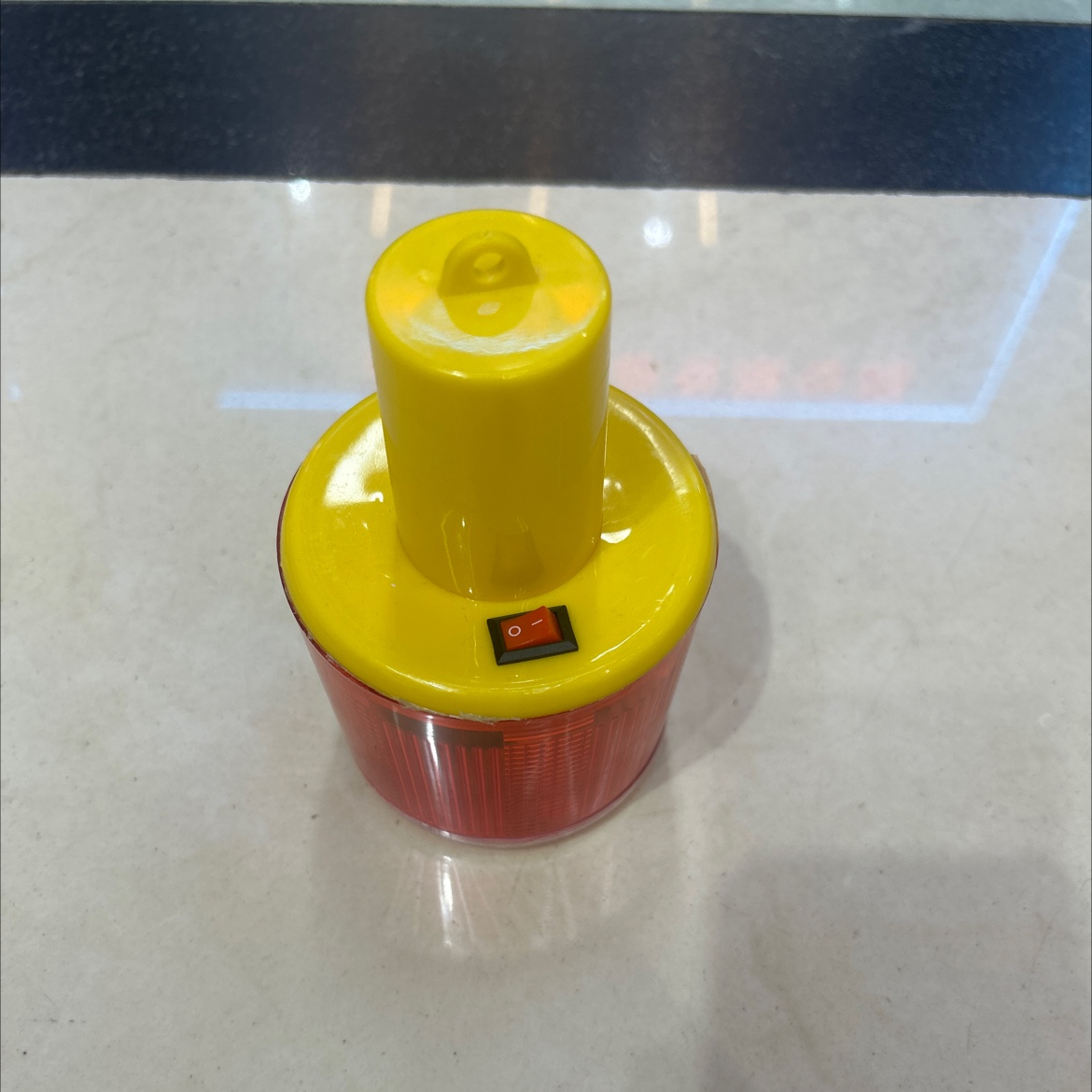 Solar-powered traffic warning light JS05 details Picture