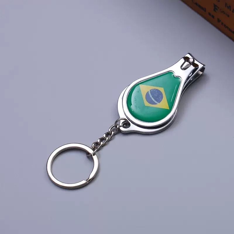 Nail clippers, keychains, fan souvenirs and pendants for the World Cup football events from multiple countries detail image 2