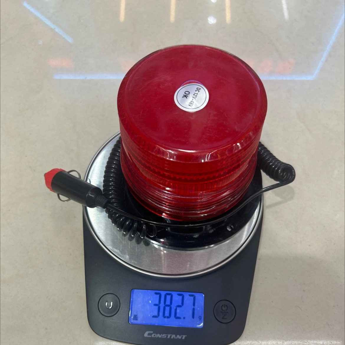 With USB car charger and magnetic traffic warning light 5095 detail image 3