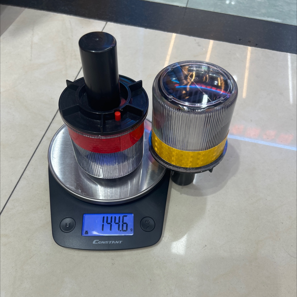 Traffic warning light JS11-10 with solar panel Specification image