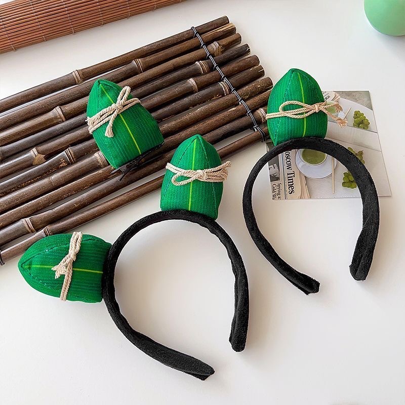 Dragon Boat Festival zongzi hair bands, headwear, traditional clothing hair bands, children's hair bands, Hanfu headwear detail image 5