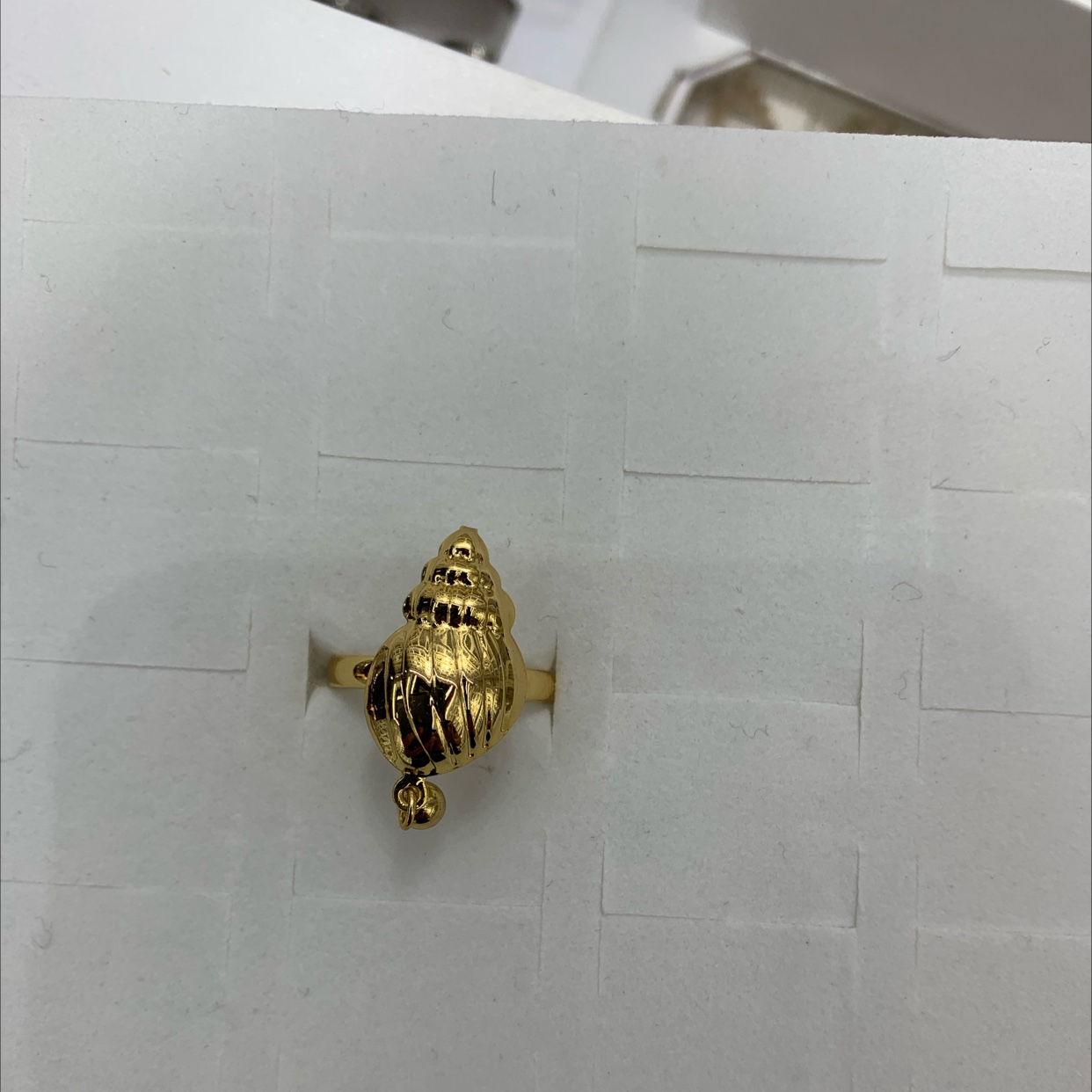القلادة الذهبية الحلزون الذهبي، خواتم الموضة، الزينة النسائية detail image 4