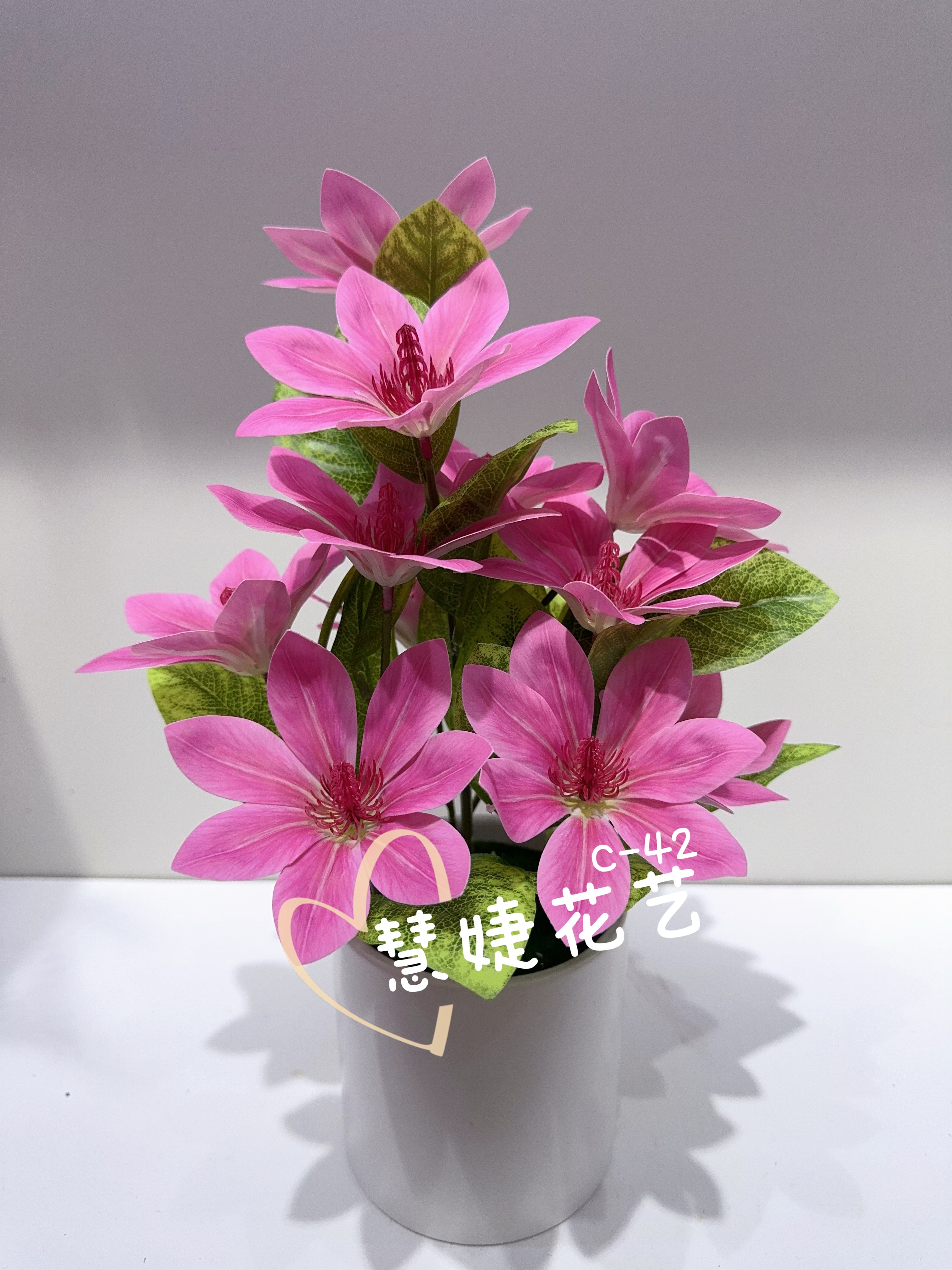 仿真花礼盒实物图