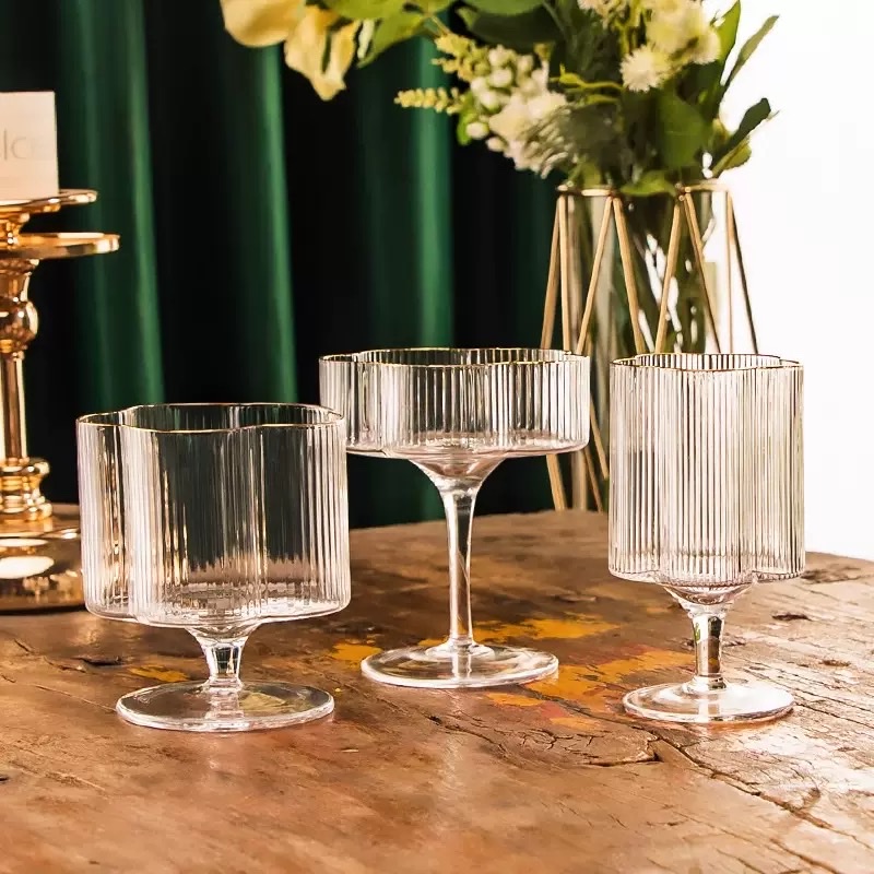 Wine vessels and utensils set, daily necessities core, hand-blown high-transparency lead-free crystal, light luxury high-end glass details Picture
