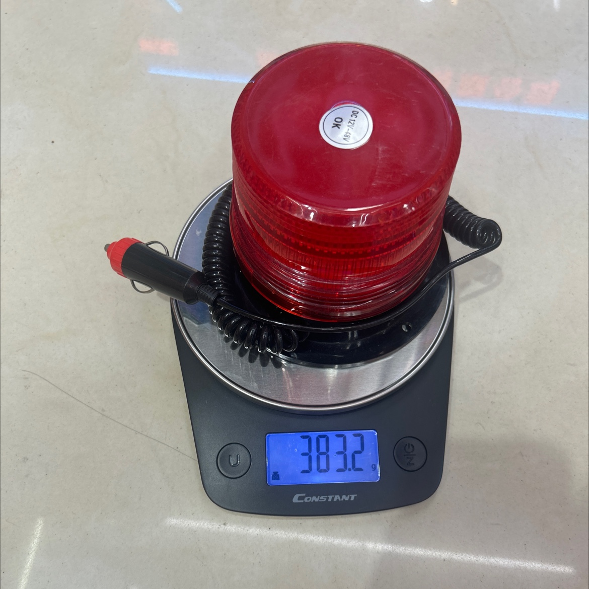 With USB car charger and magnetic traffic warning light 5095 Specification image