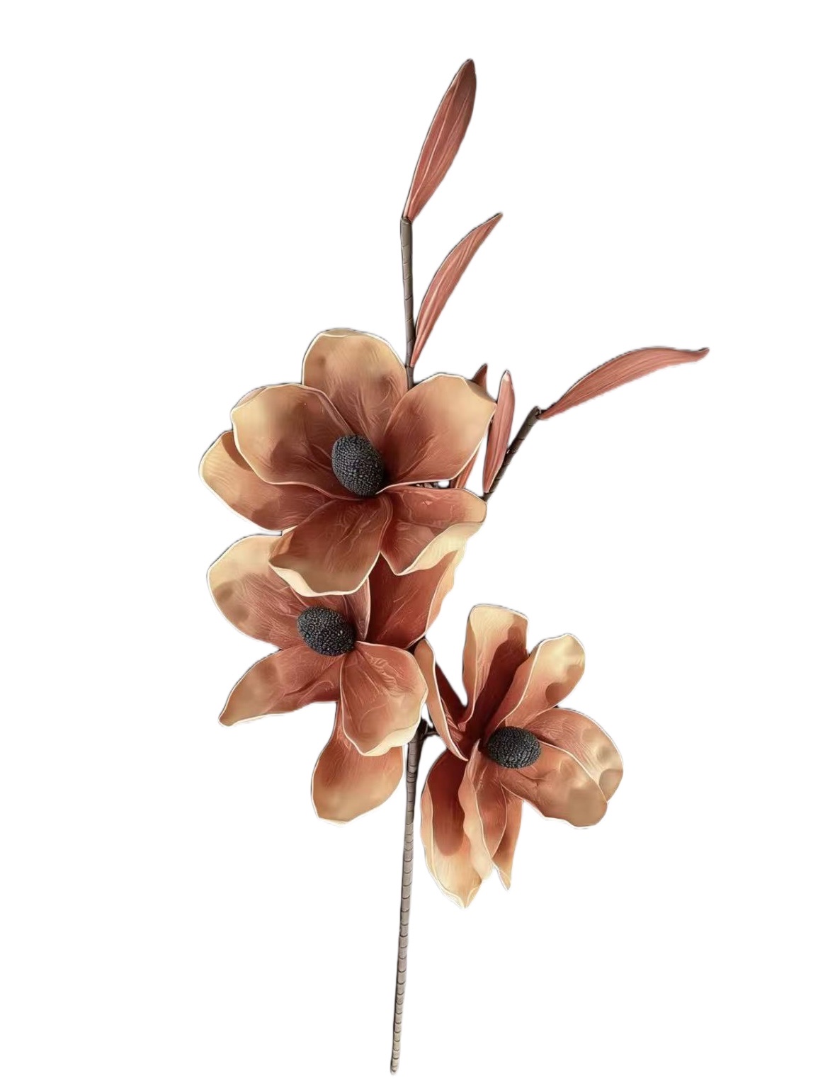 EVA foam decorative flower, beige lily branch artificial flower decoration, home living room and bedroom ornaments detail image 15