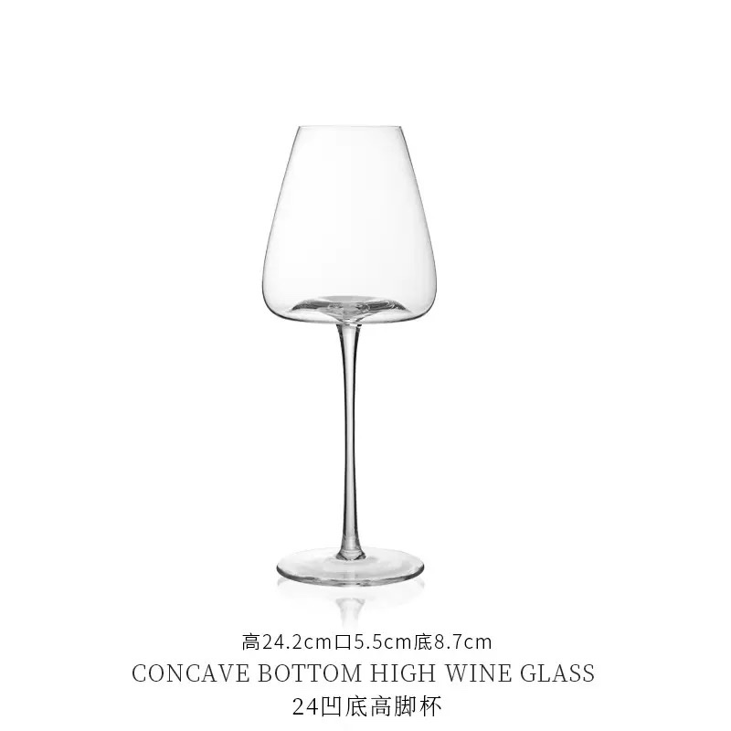 Daily necessities and wine sets are hand-blown high-transparency lead-free crystal light luxury high-end glass details Picture
