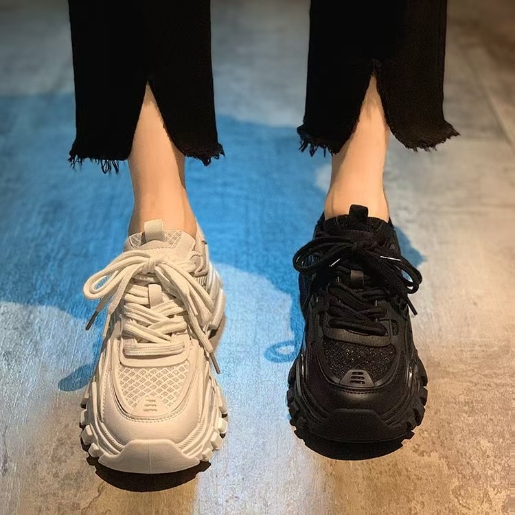 Women's casual ballet shoes, insole height-increasing sports single shoes, dance women's shoes
