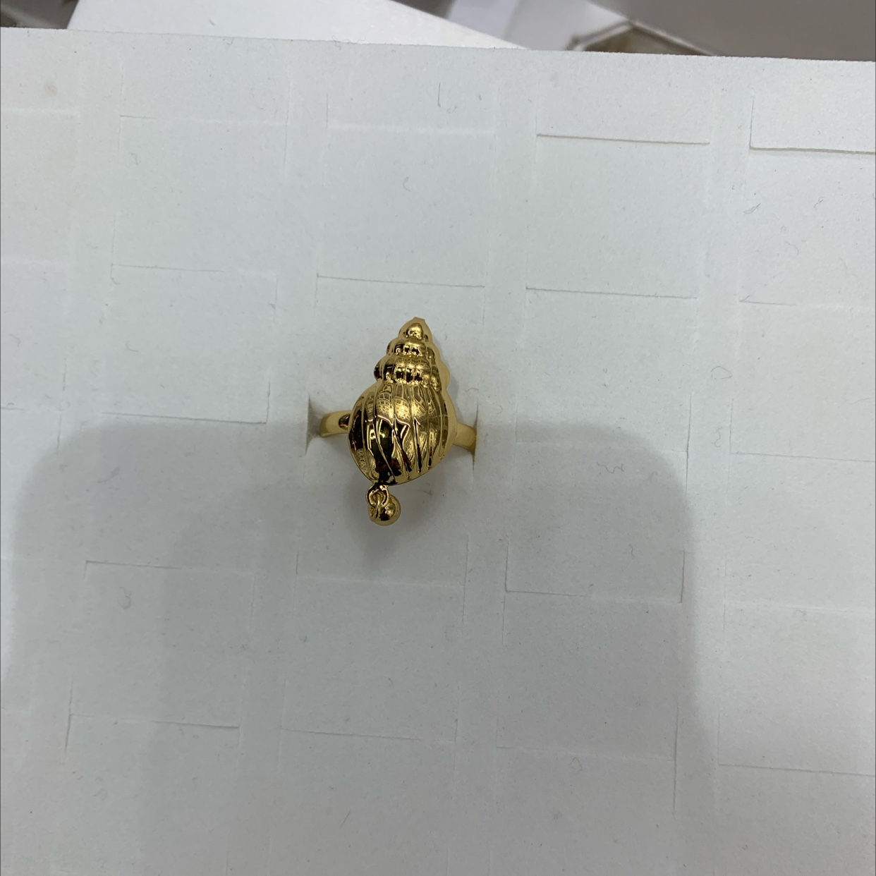 القلادة الذهبية الحلزون الذهبي، خواتم الموضة، الزينة النسائية detail image 3