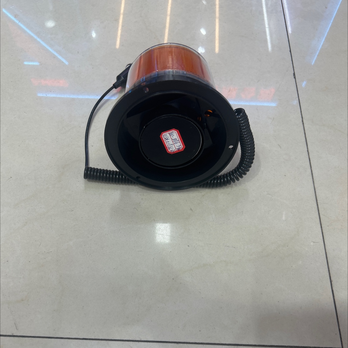 USB car charger with magnet traffic warning light 5096 detail image 4