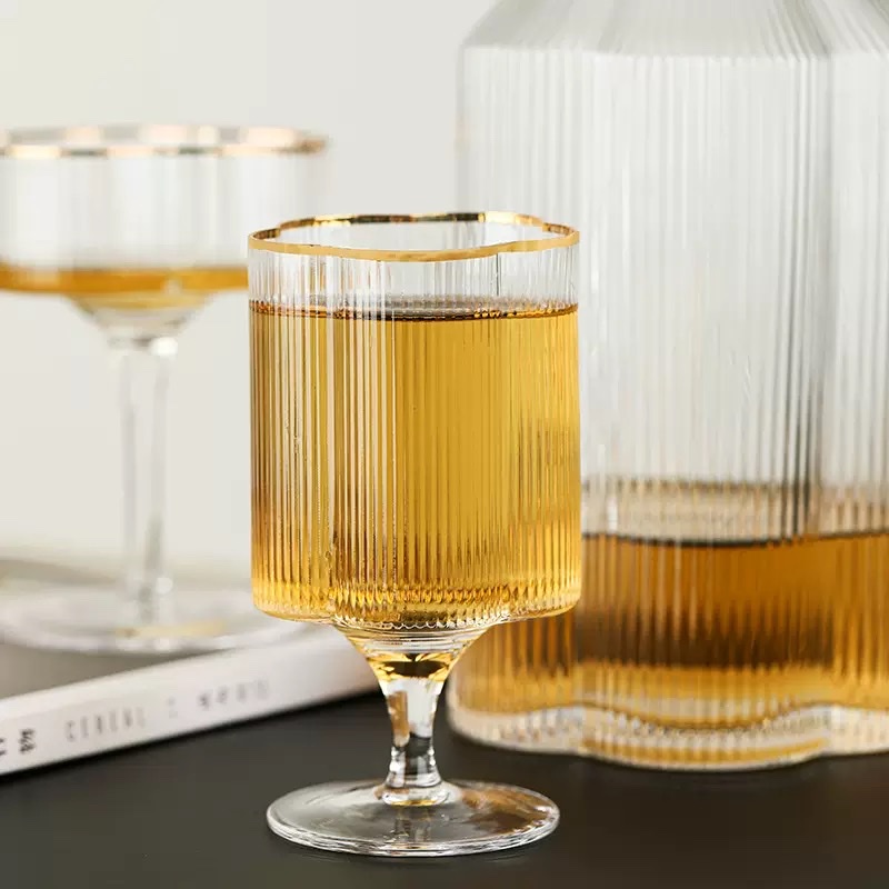 Wine vessels and utensils set, daily necessities core, hand-blown high-transparency lead-free crystal, light luxury high-end glass detail image 5