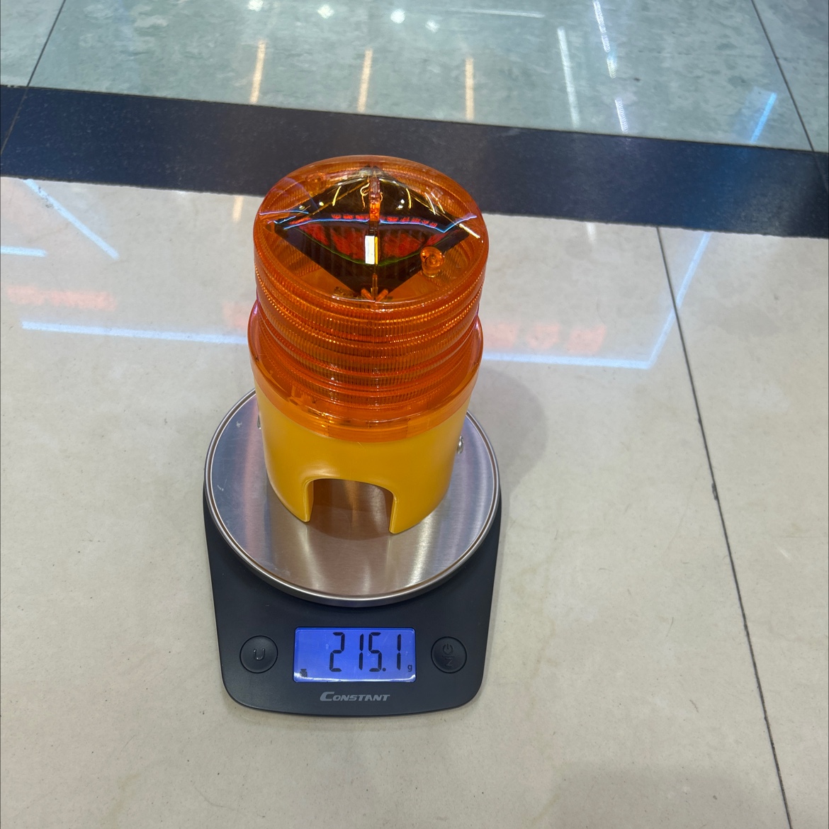 Traffic warning light JS08 with solar panel Specification image