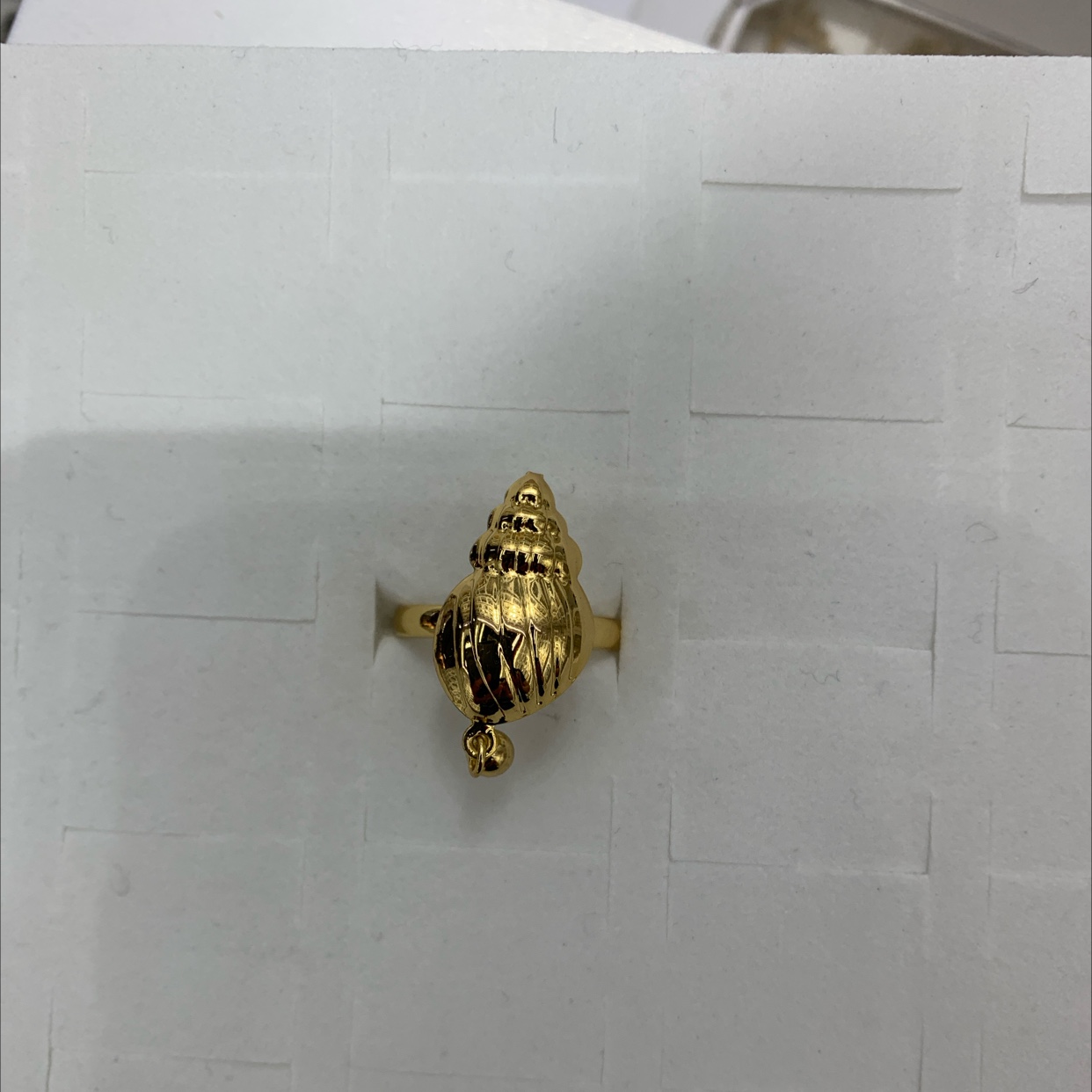 القلادة الذهبية الحلزون الذهبي، خواتم الموضة، الزينة النسائية detail image 2