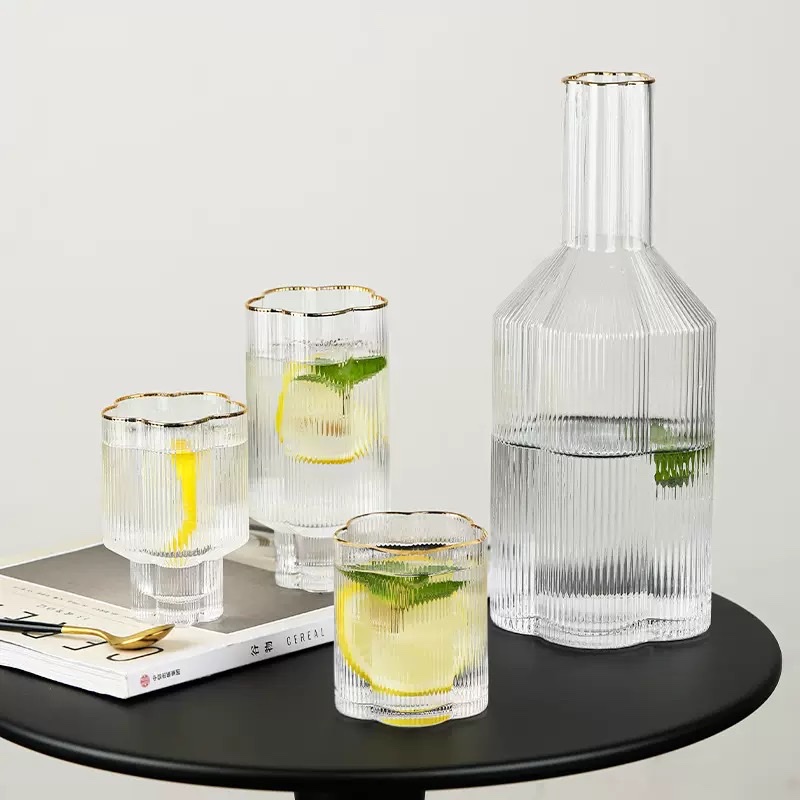 Wine vessels and utensils set, daily necessities core, hand-blown high-transparency lead-free crystal, light luxury high-end glass detail image 3