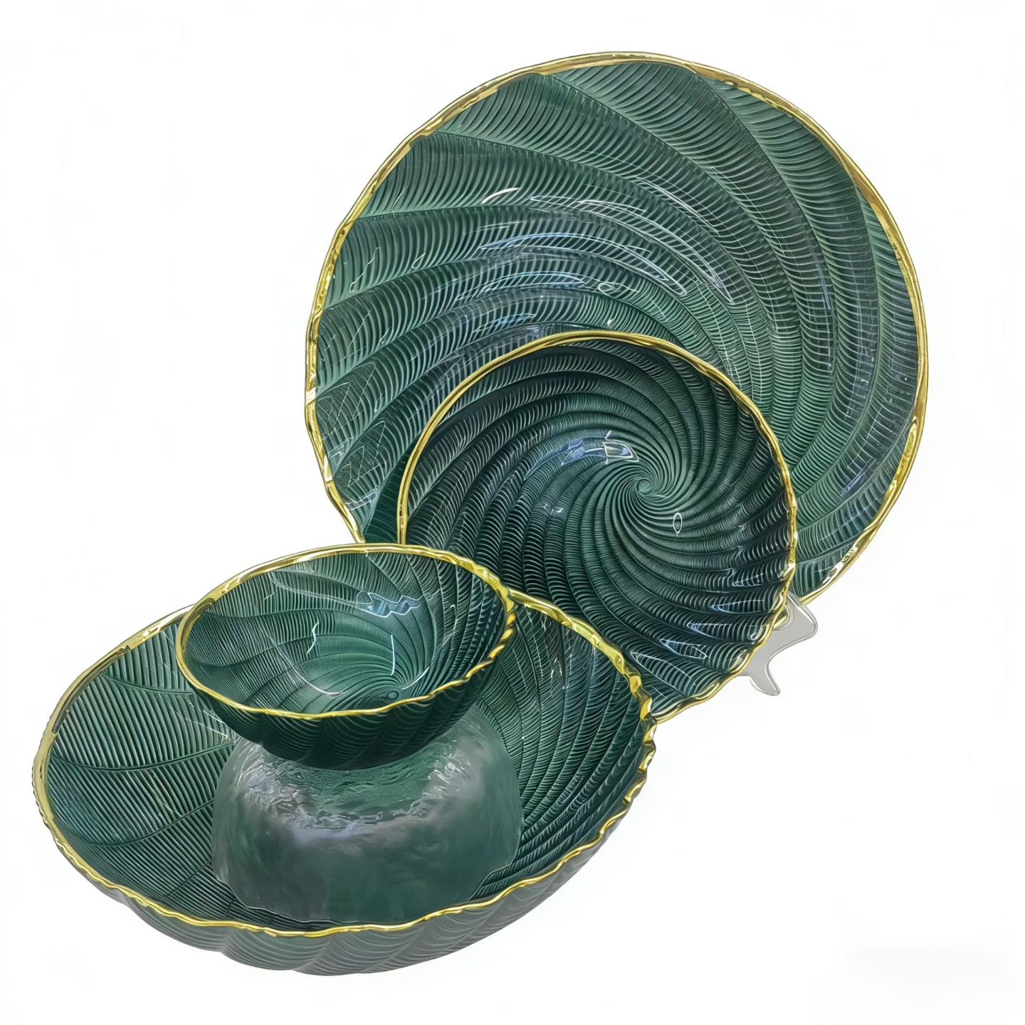 High-quality Glass base plates, glass bowls, multi-color custom home, hotel, banquet plating, wedding Party, table decoration utensils, Glass charger party Application Scenario