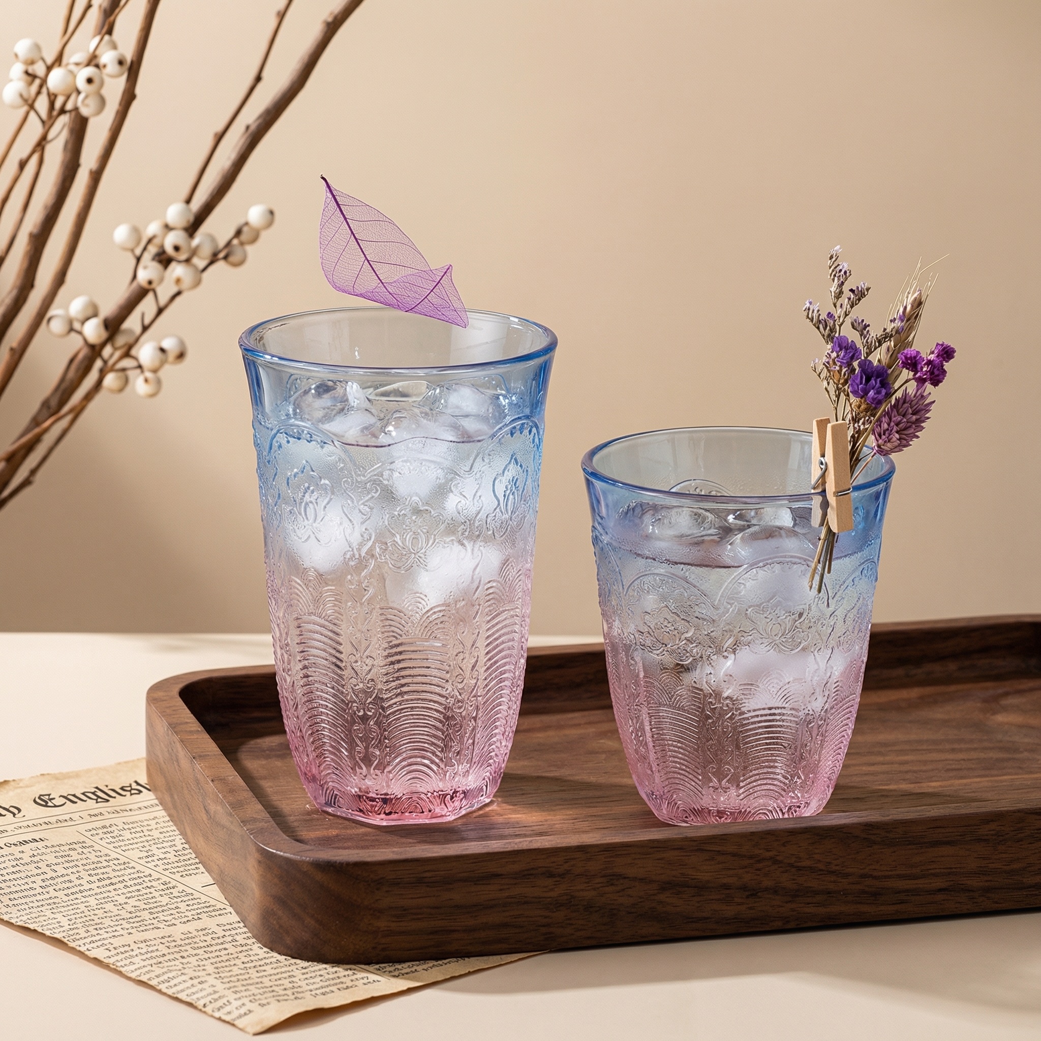 Light luxury, high appearance level, best-selling elegant lead-free glass cups, multi-color customized, source quality, high cost performance glass detail image 2