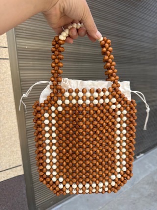Silla de montar beadbag coreano dadongmen venta caliente beadbag tejido a mano beadbag tejido para mujeres