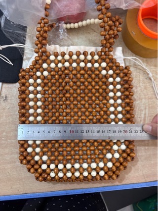 Silla de montar beadbag coreano dadongmen venta caliente beadbag tejido a mano beadbag tejido para mujeres detail image 2