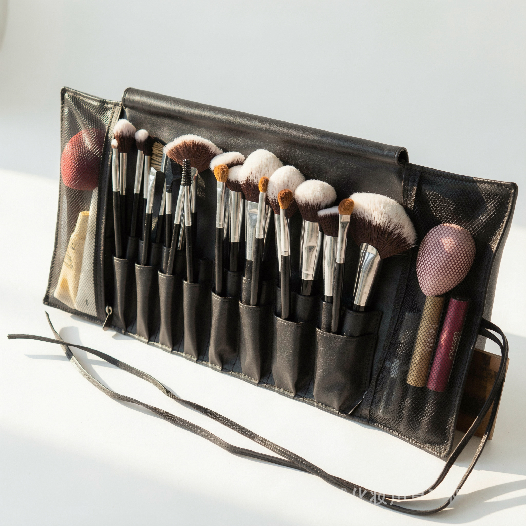 A fully customized multi-functional makeup brush set for makeup artists, a makeup brush magic tool A fully customized multi-functional makeup brush set for makeup artists, a makeup brush magic tool