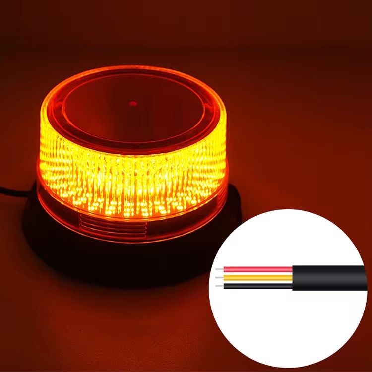 Automobile LED warning lights, flashlights, rescue signal lights, magnetic yellow fog lights, water sprinkler truck lights detail image 2