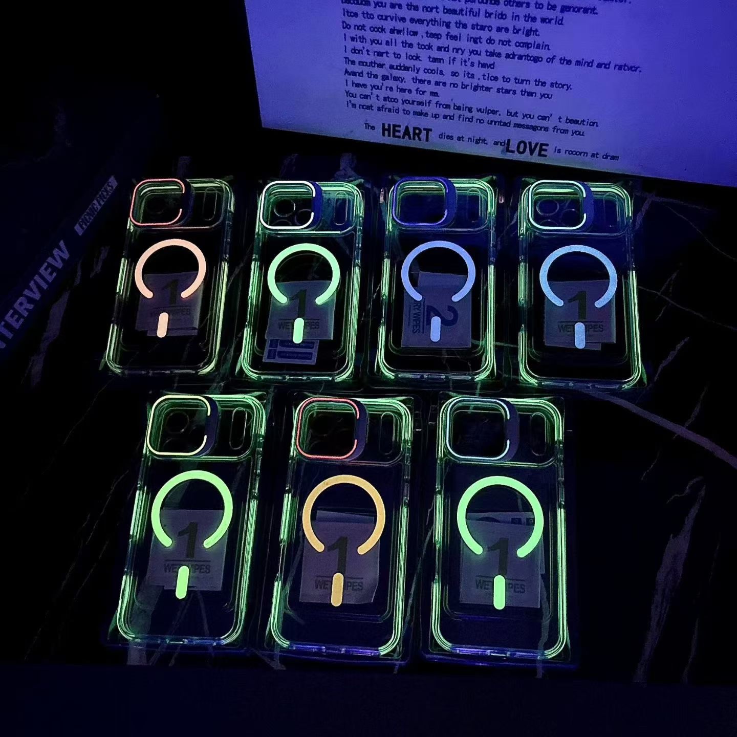 新款，夜光手机壳