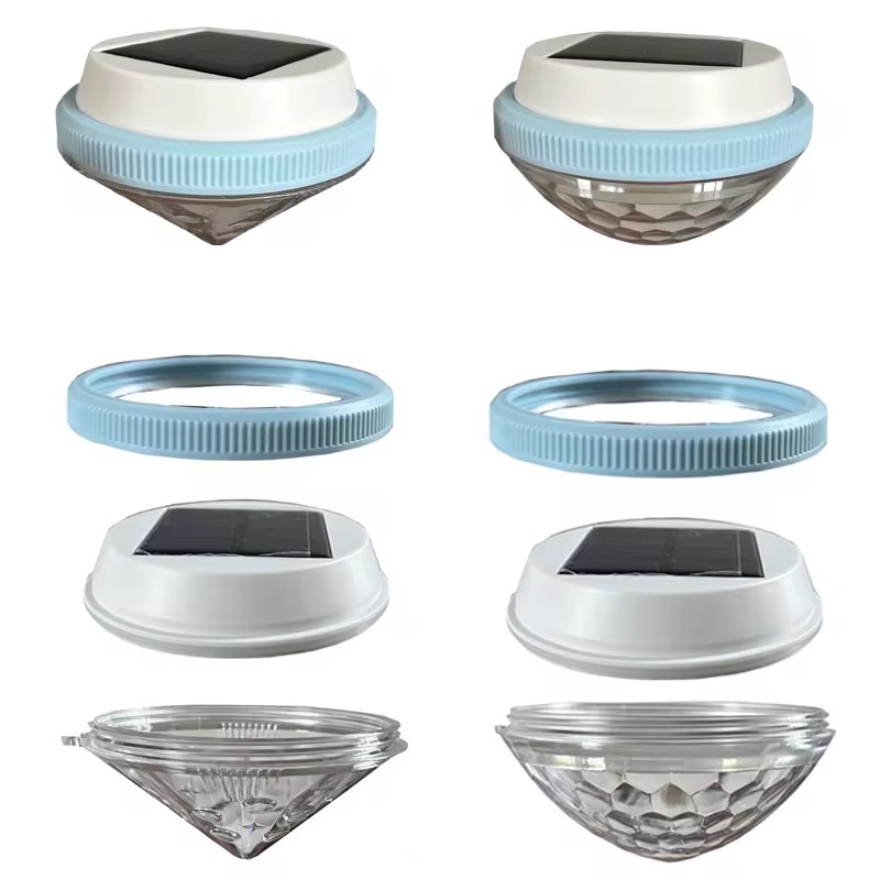 Solar-powered water float lights, color-changing outdoor courtyard swimming pools, fish ponds, ambient lights, children's bath toys, pet toys details Picture