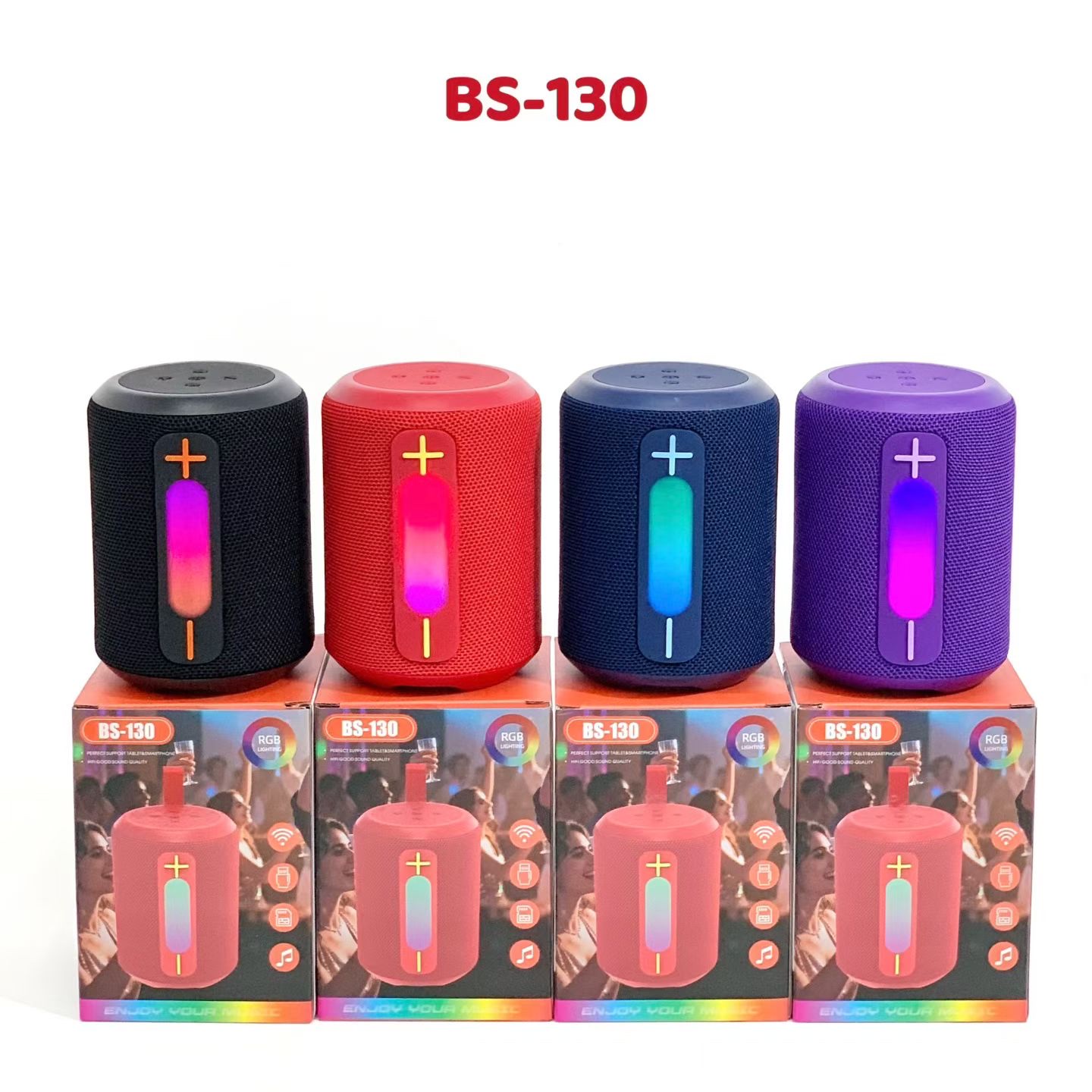 New portable Bluetooth speaker launched [Celebration][Celebration] New model: BS-130 Specification image