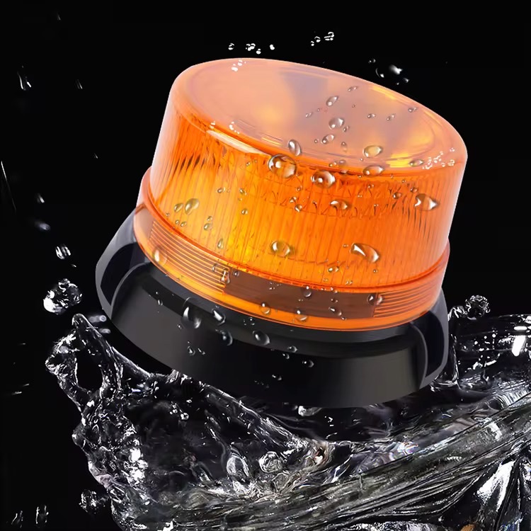 Automobile LED warning lights, flashlights, rescue signal lights, magnetic yellow fog lights, water sprinkler truck lights detail image 4