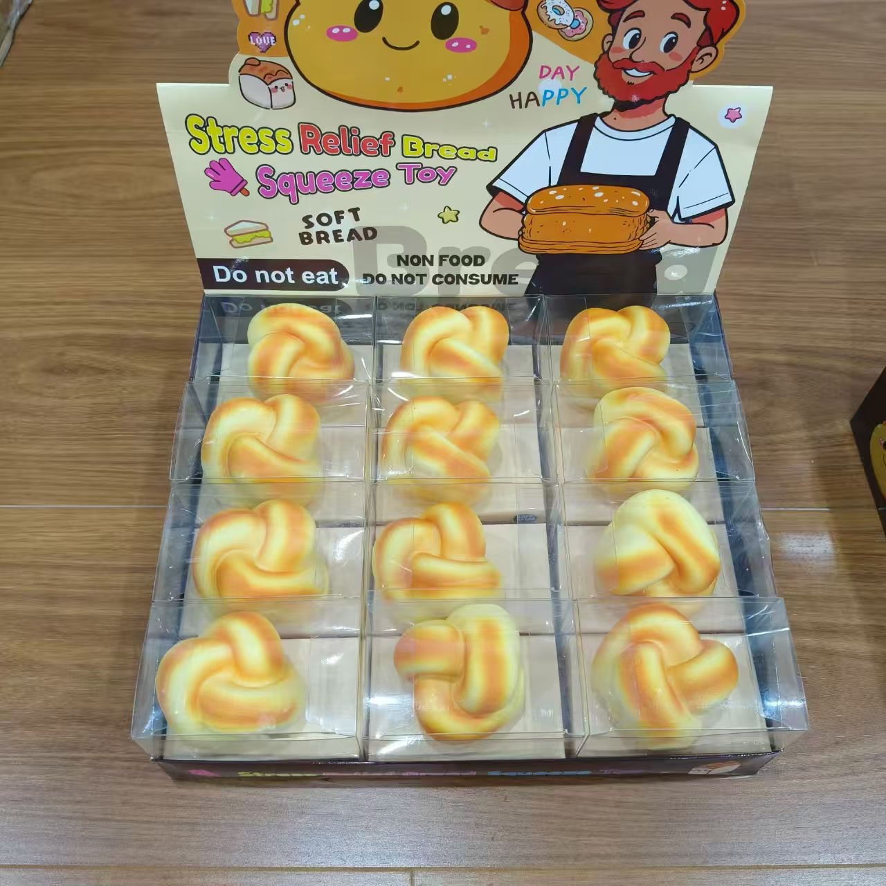 Bread kneading Fun Slow Rebound New and Unique Toy Kneading Fun Buns Children's stress-relieving toy Specification image