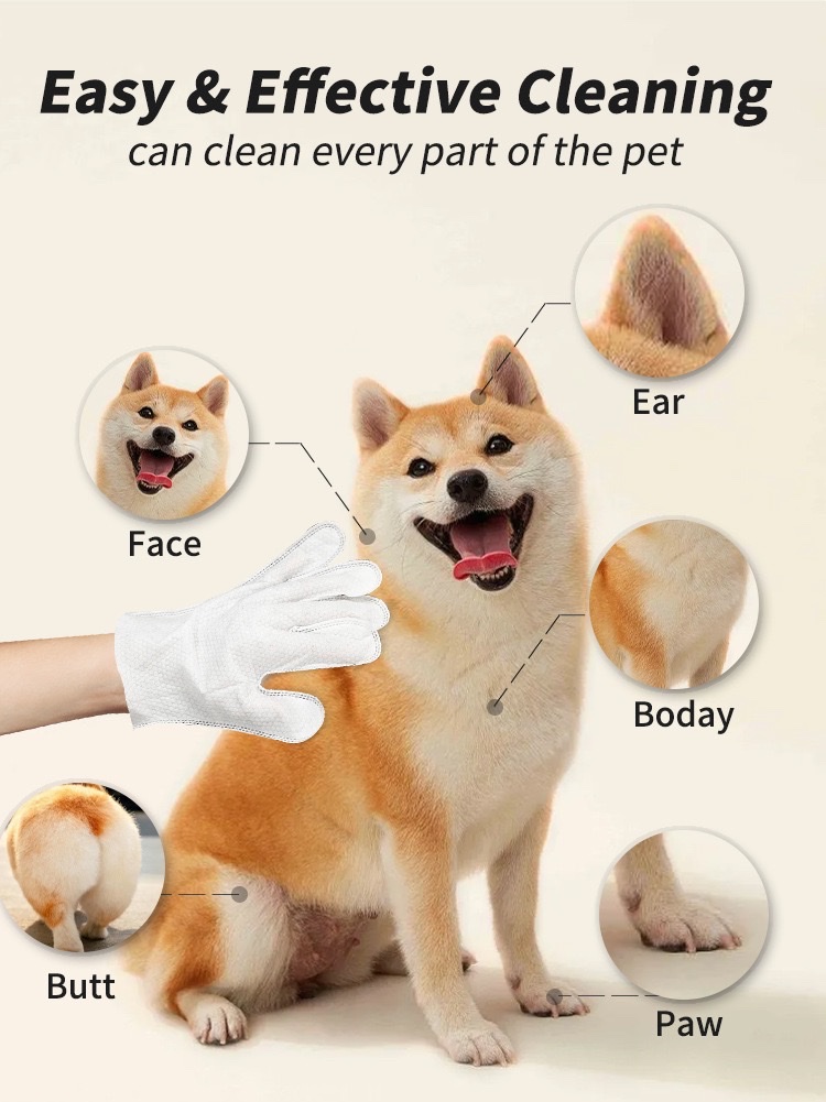 Pet factory cleaning supplies: Pet hand sanitizers, wet wipes, disposable antibacterial and disinfectant wet wipes for cats and dogs detail image 7