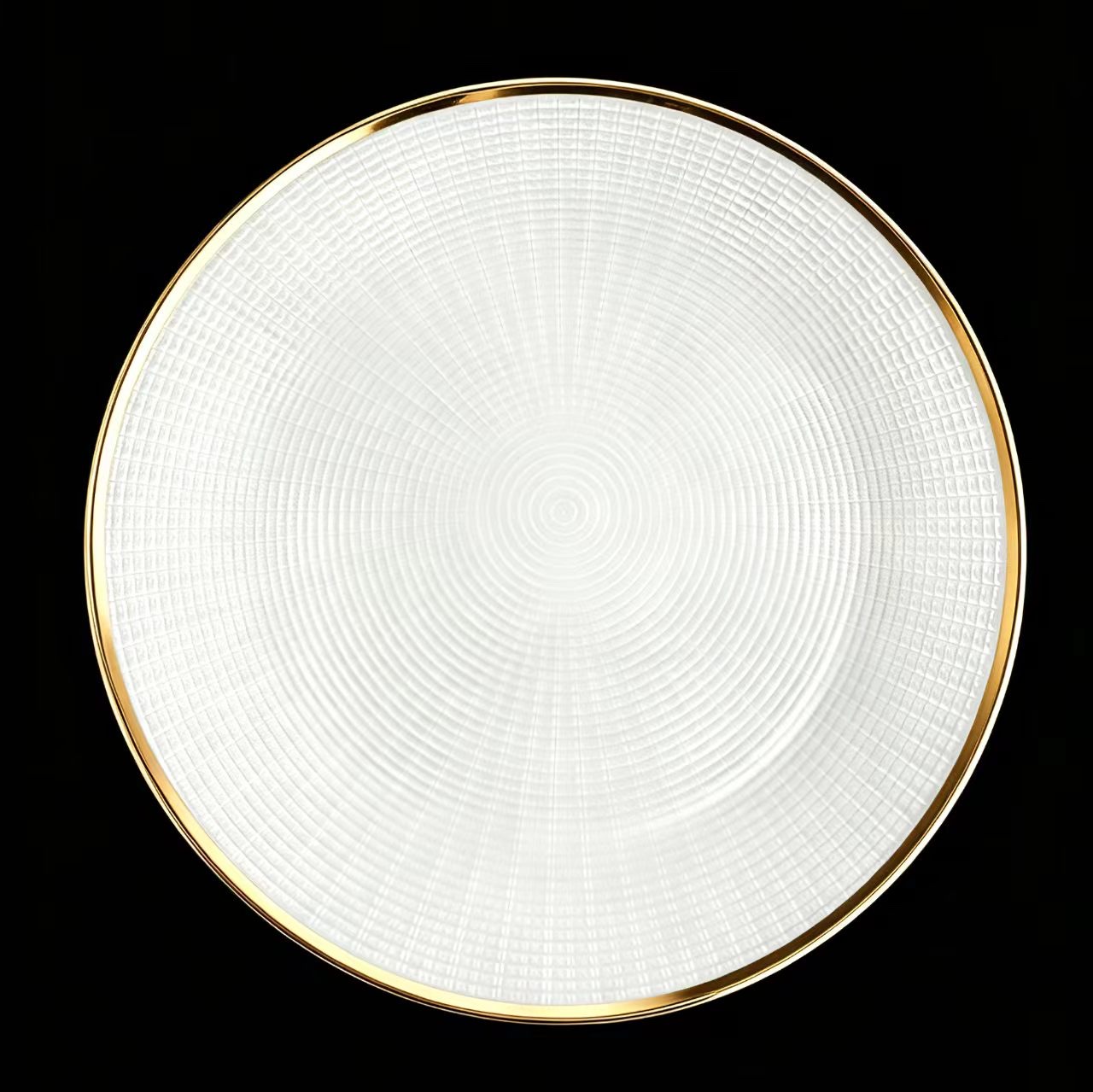 Daily necessities Glass bowl glass plate cake snack plate fruit salad bowl glass charger plate glass bowl Stemmed p detail image 8