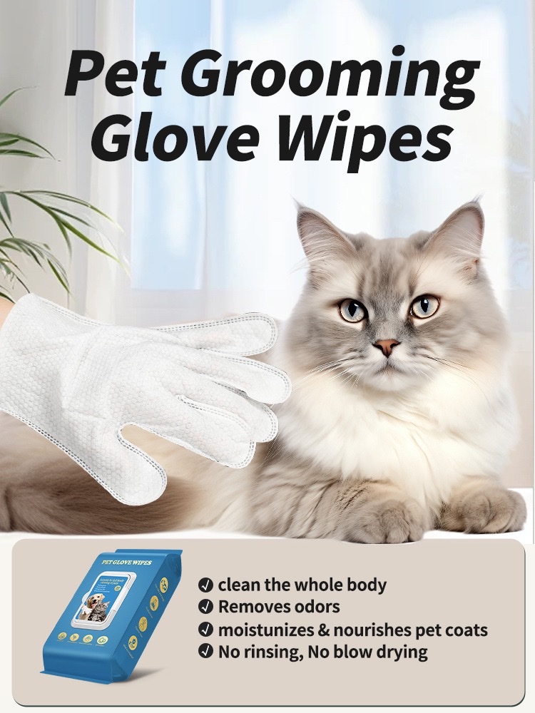 Pet factory cleaning supplies: Pet hand sanitizers, wet wipes, disposable antibacterial and disinfectant wet wipes for cats and dogs detail image 2
