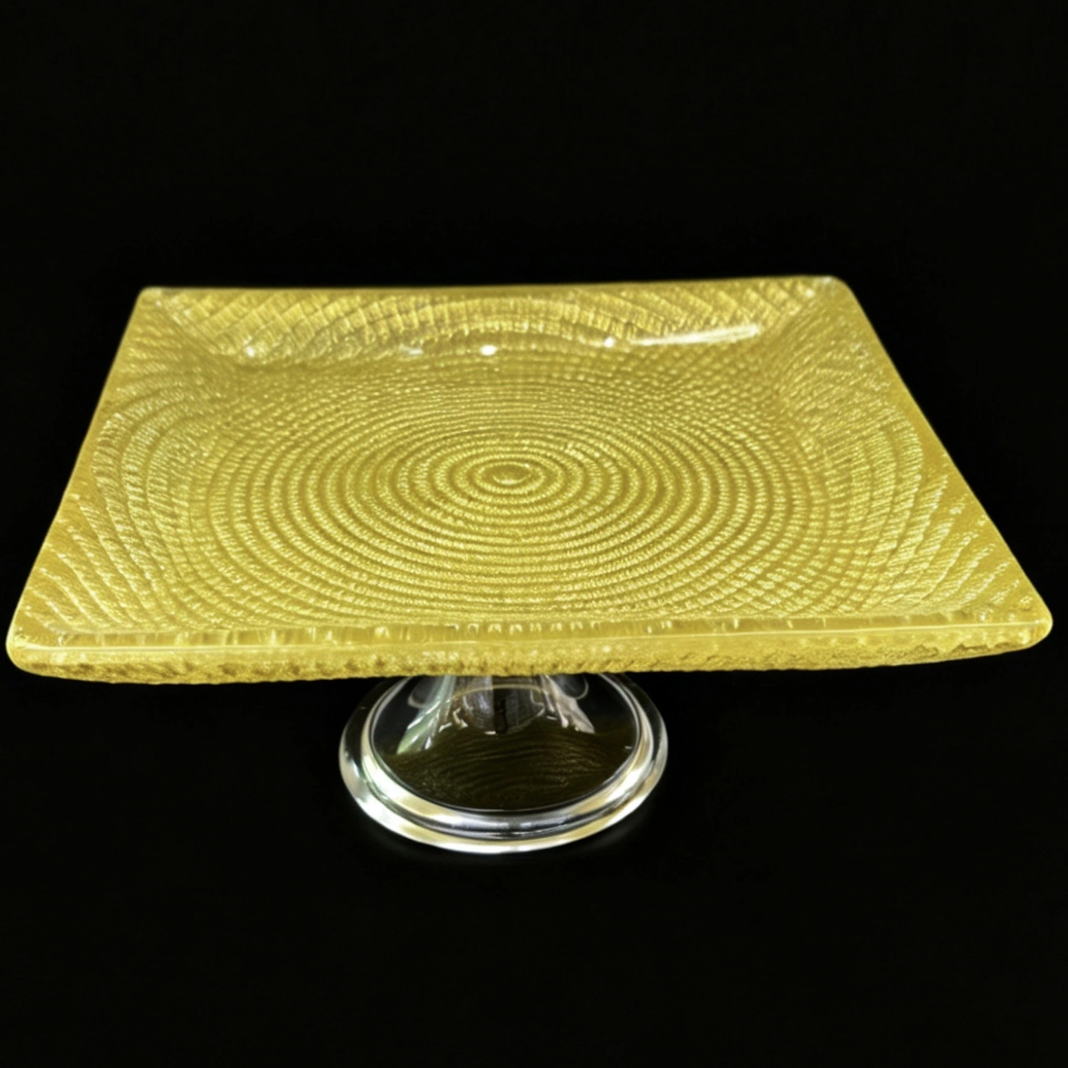 Fruit plate, candy, dessert rack, daily necessities, tableware, glass fruit plate, cake plate, glass stemmed plate, glass stemmed, bow, candy detail image 3